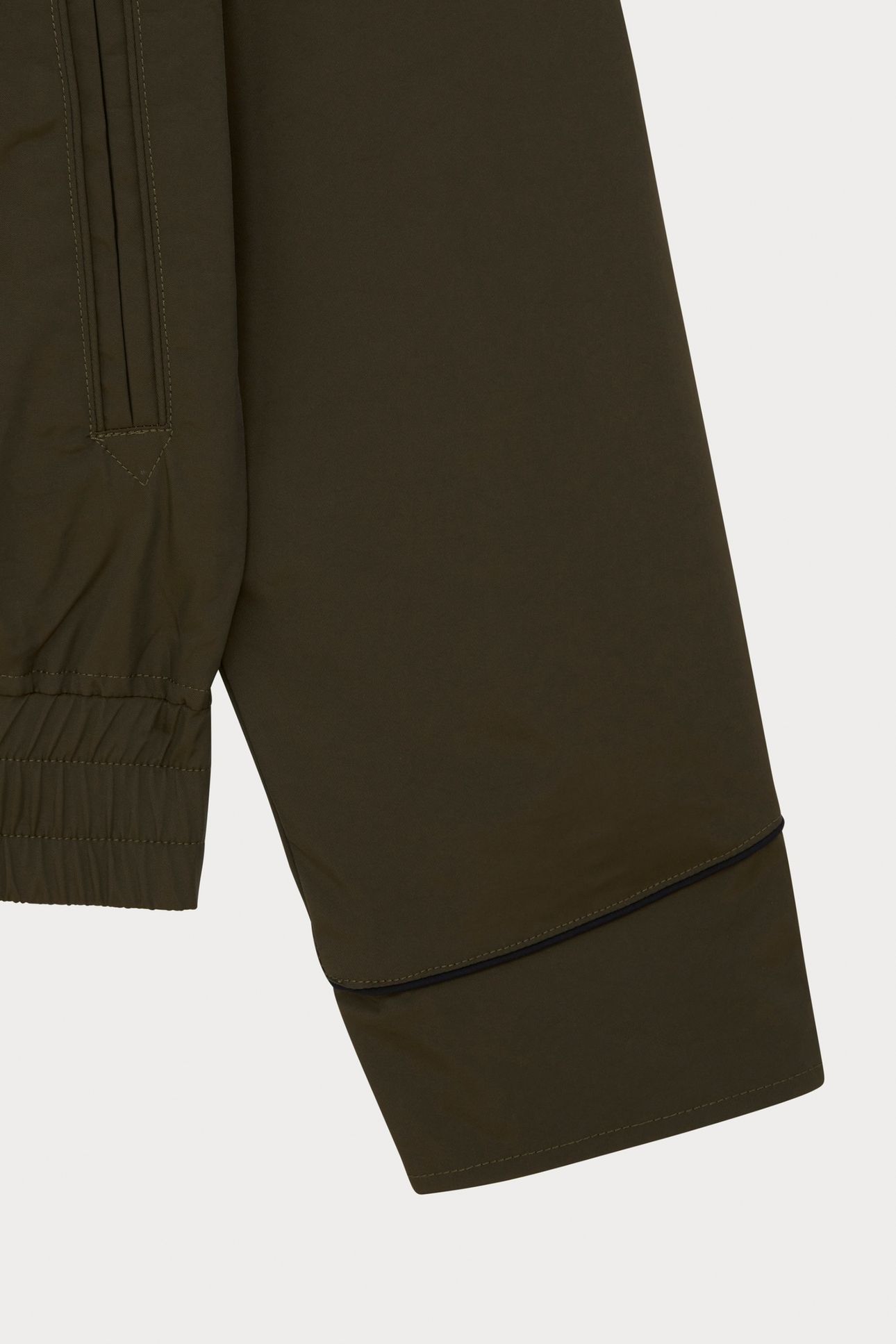 MENS BOMBER JACKET VERY DARK GREEN 3