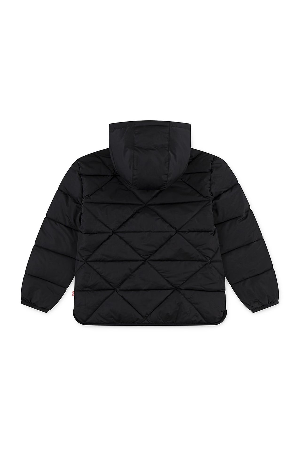 GIRLS A LINE PUFFER BLACK 2
