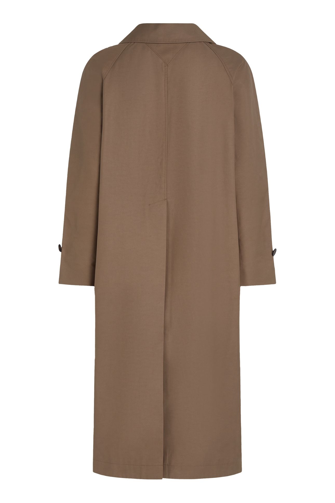 COTTON NYLON MAC COAT TUNDRA BROWN 5