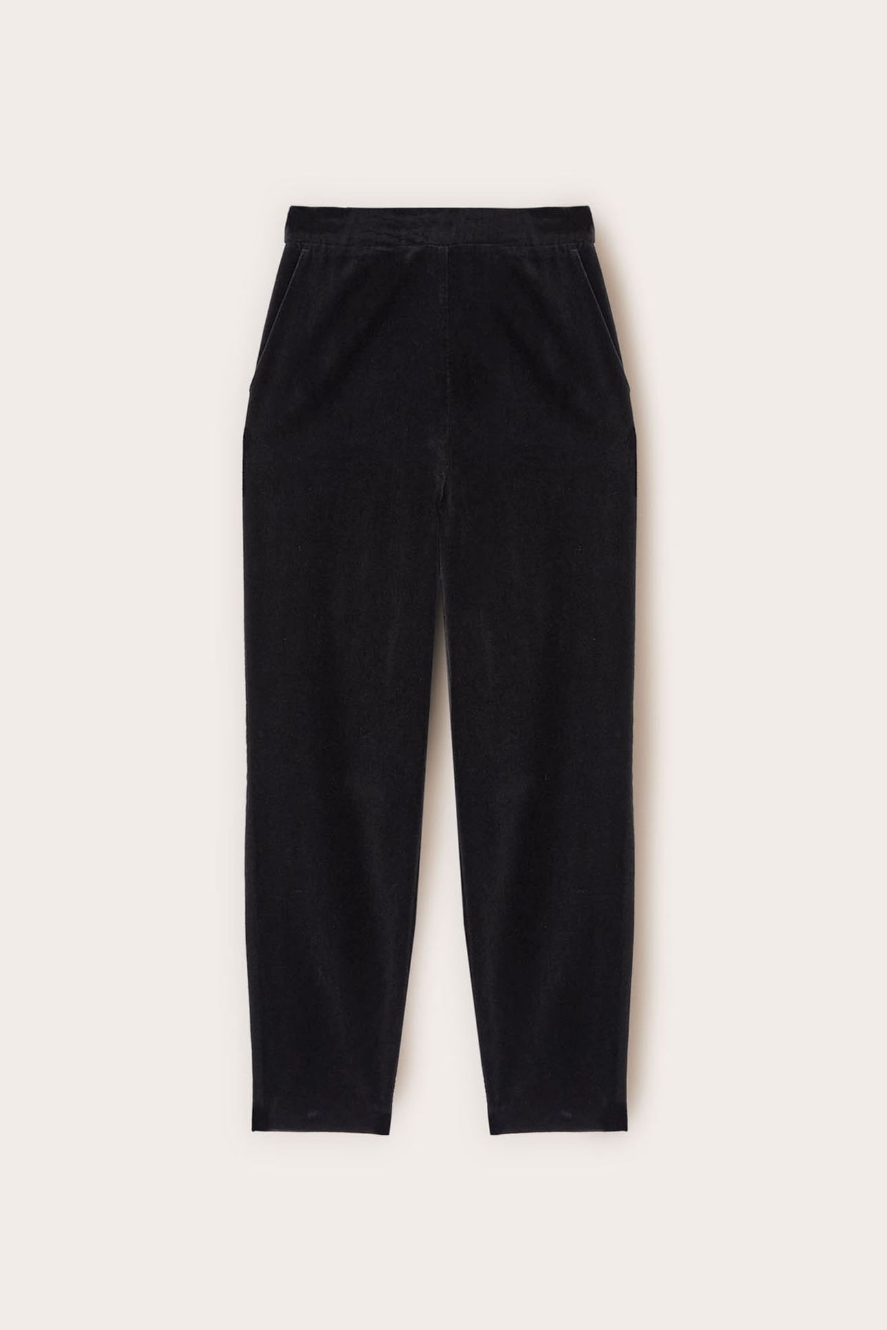 SMOOTH VELVET PANTS BLACK 4