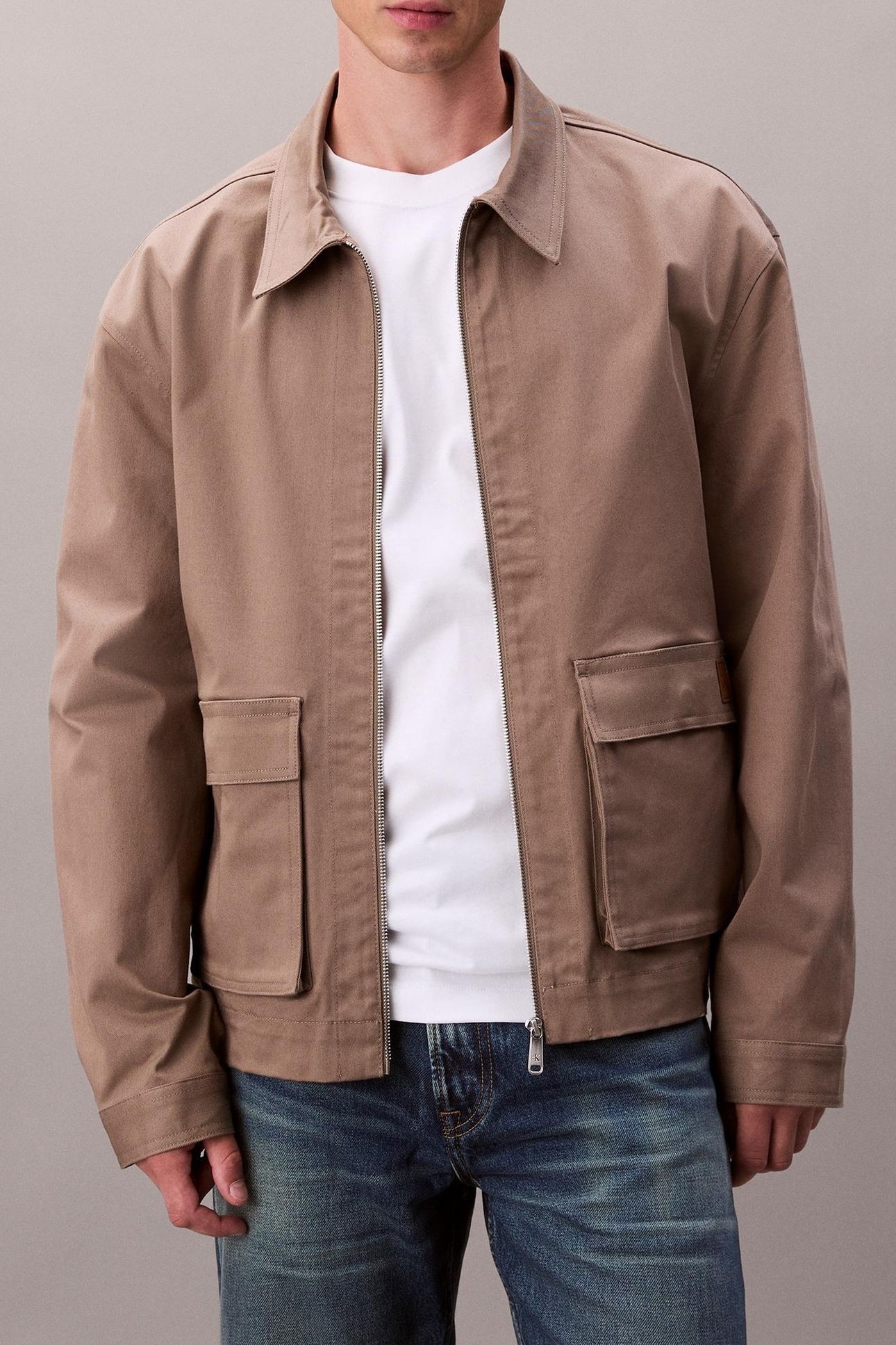 LS UTILITY COTTON PARKA TAUPE TONE 1