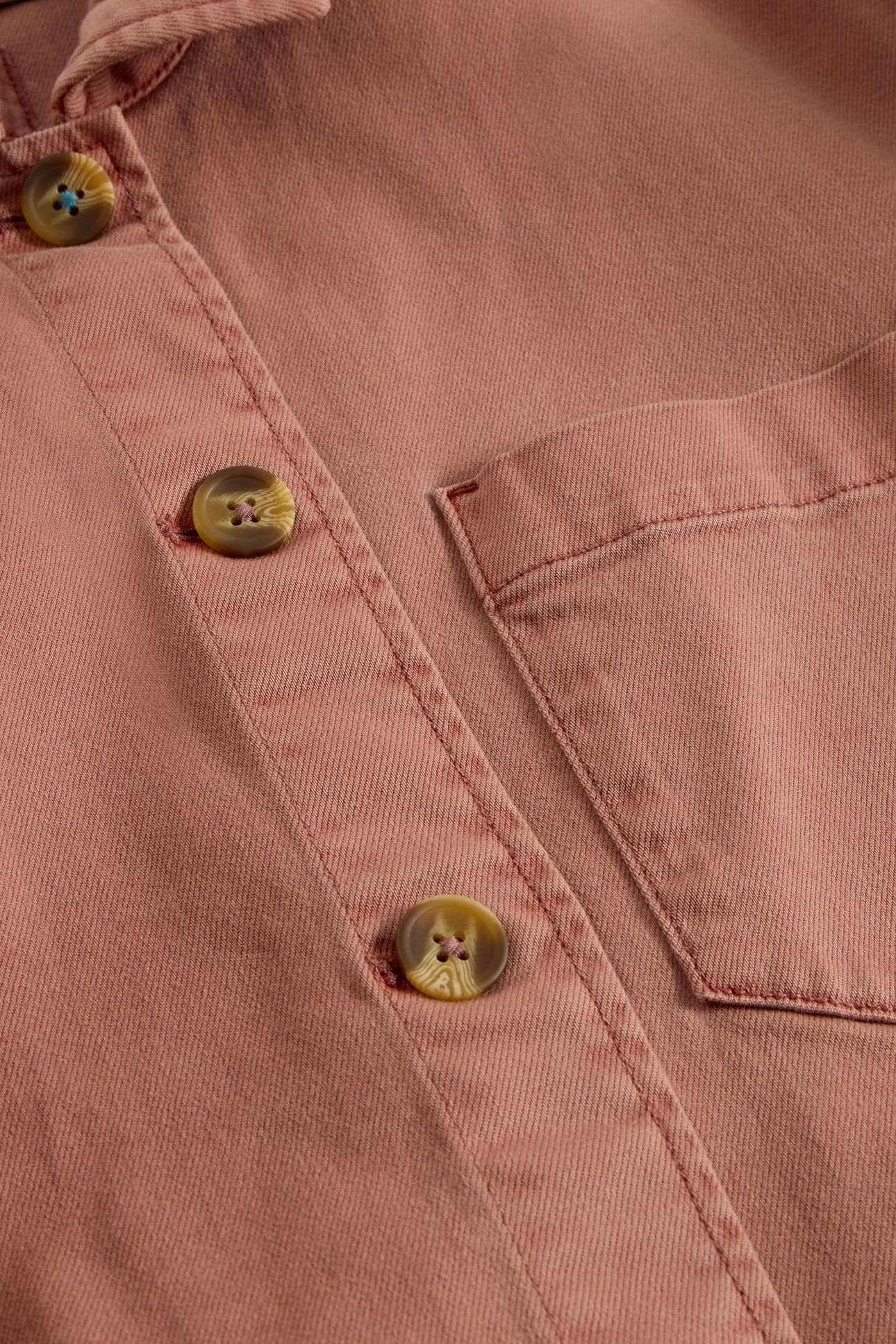 SOLENE COTTON SHACKET DUSTY PINK 6