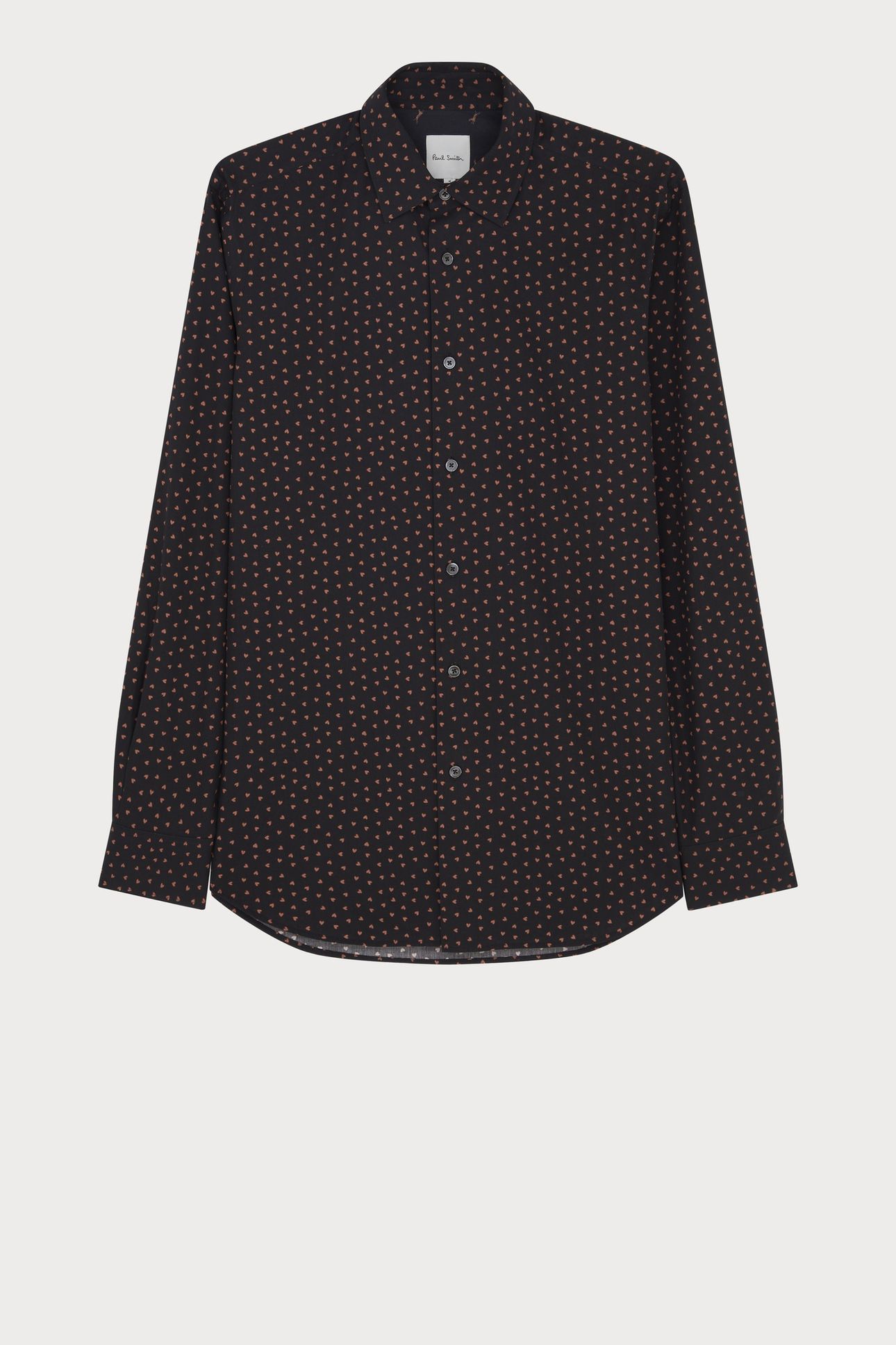MENS S/C TAILORED FIT SHIRT BLACK 6