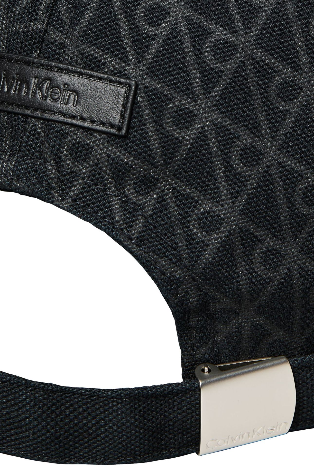 EMBLEM PRINT W LEATHER CHARCOAL 4