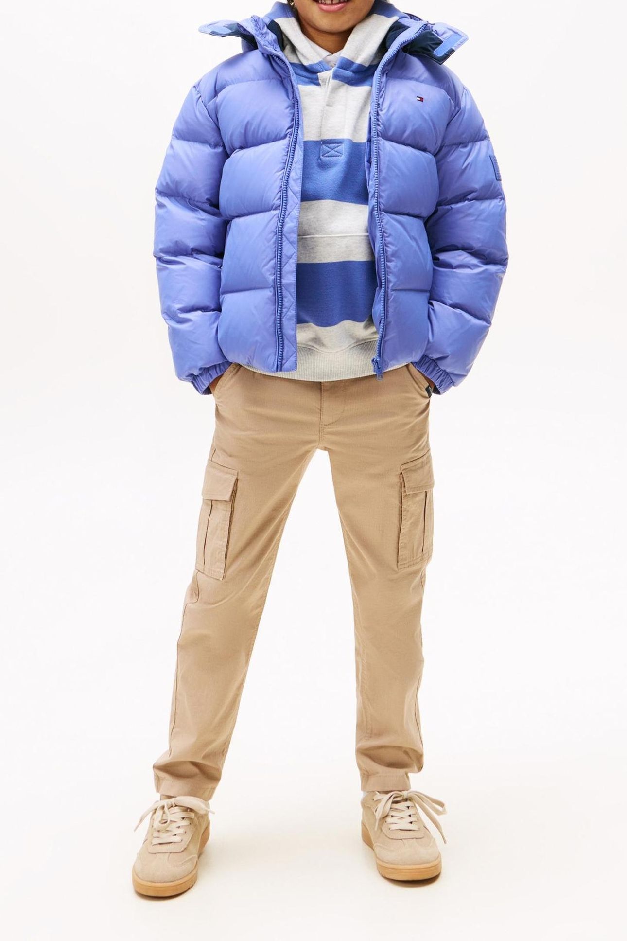 BOYS ESSENTIAL DOWN JACKET SOFT SAPPHIRE 3