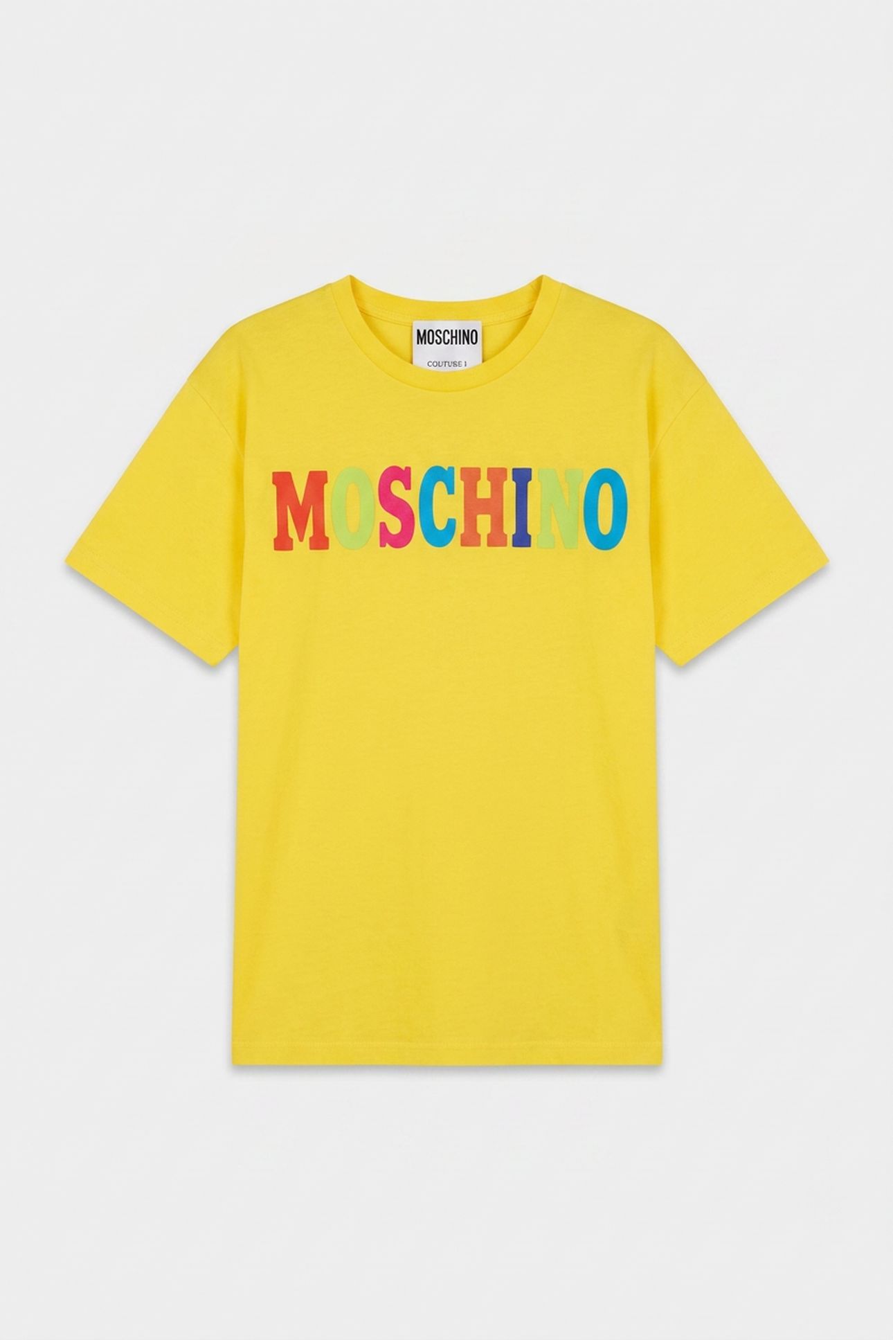 ORGANIC JERSEY T-SHIRT MULTICOLOR LOGO YELLOW 3