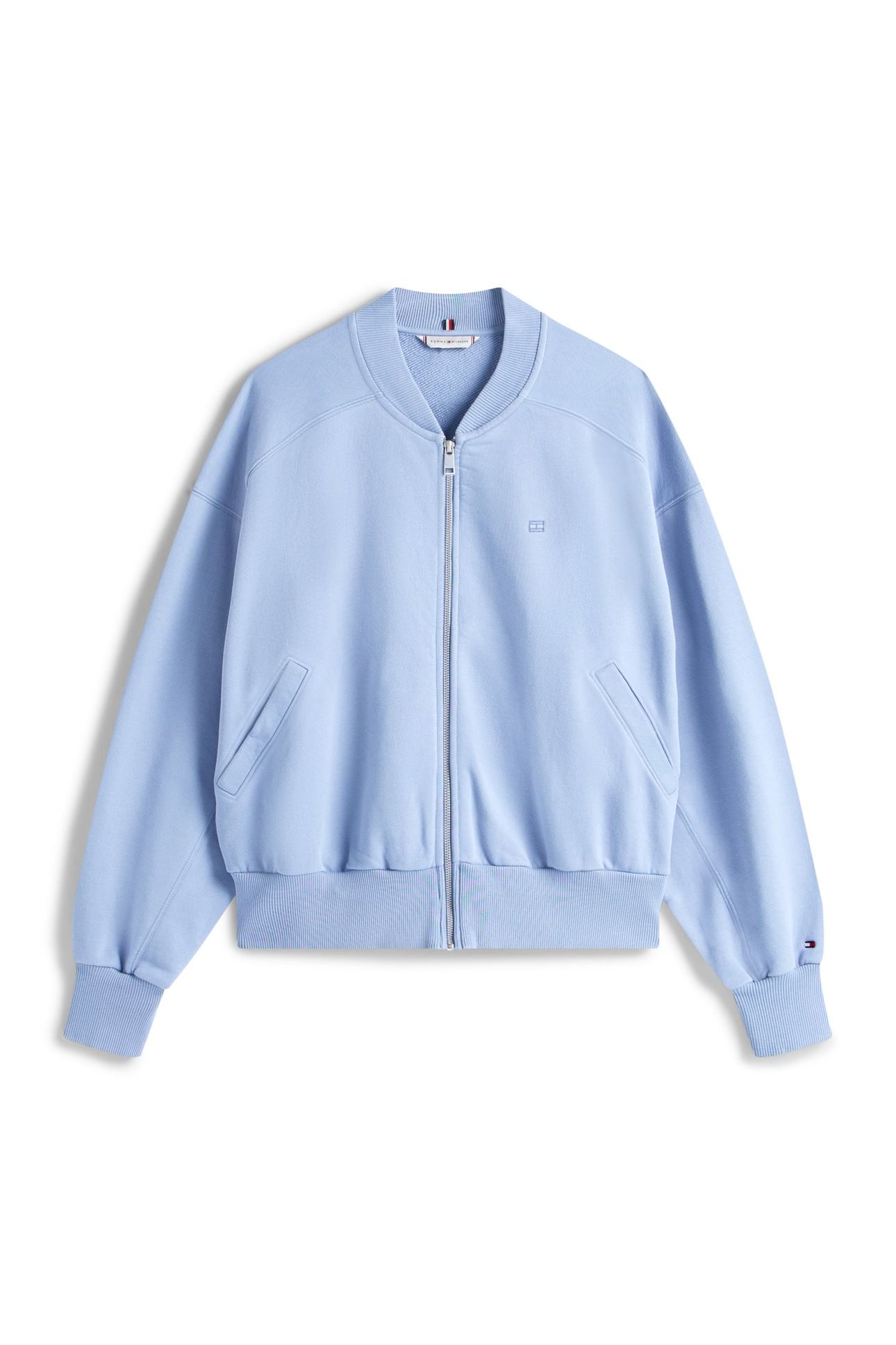 TONAL FLAG TERRY ZIP BRISK BLUE 3