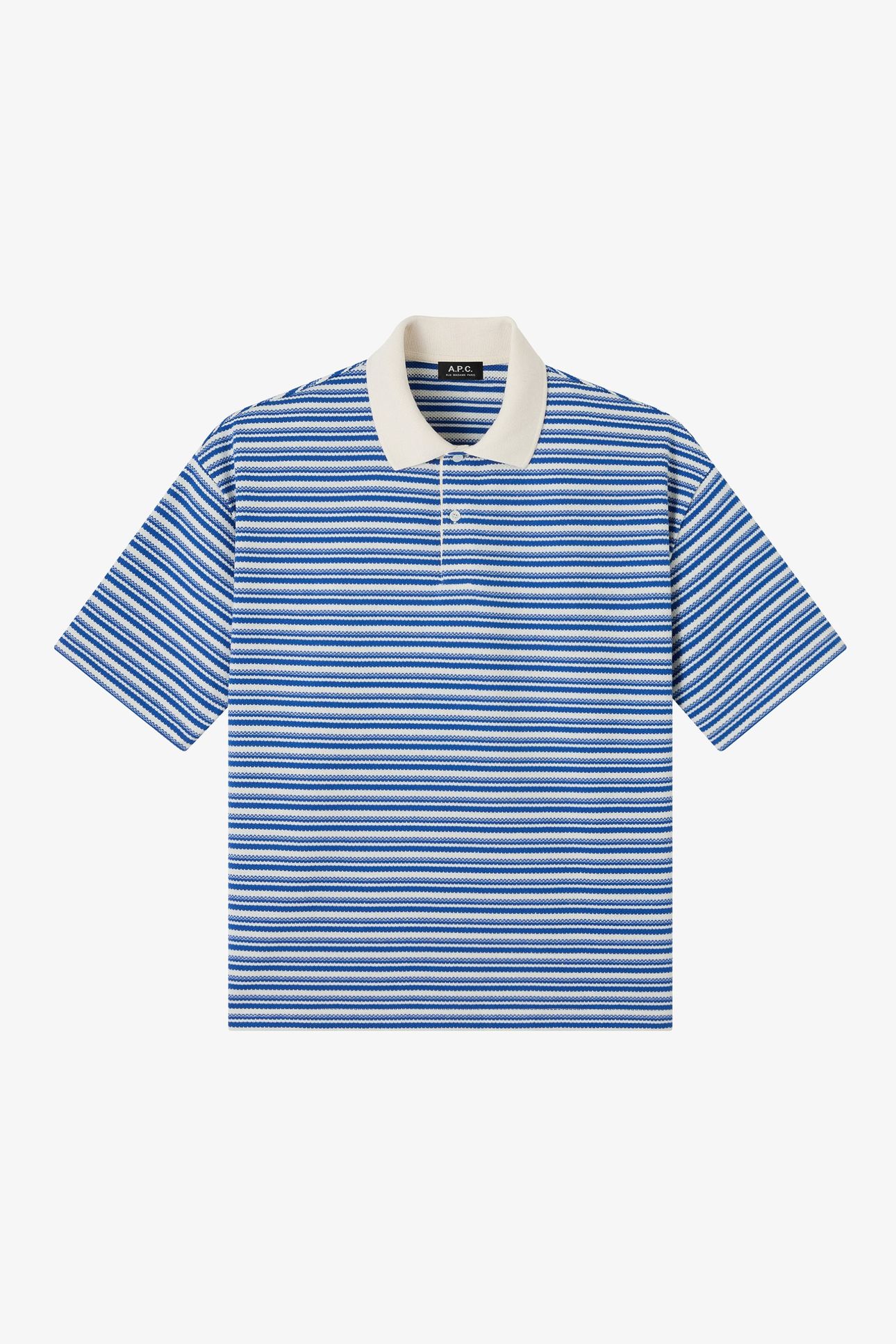 UNISEX POLO RUBEN BLUE/WHITE 5