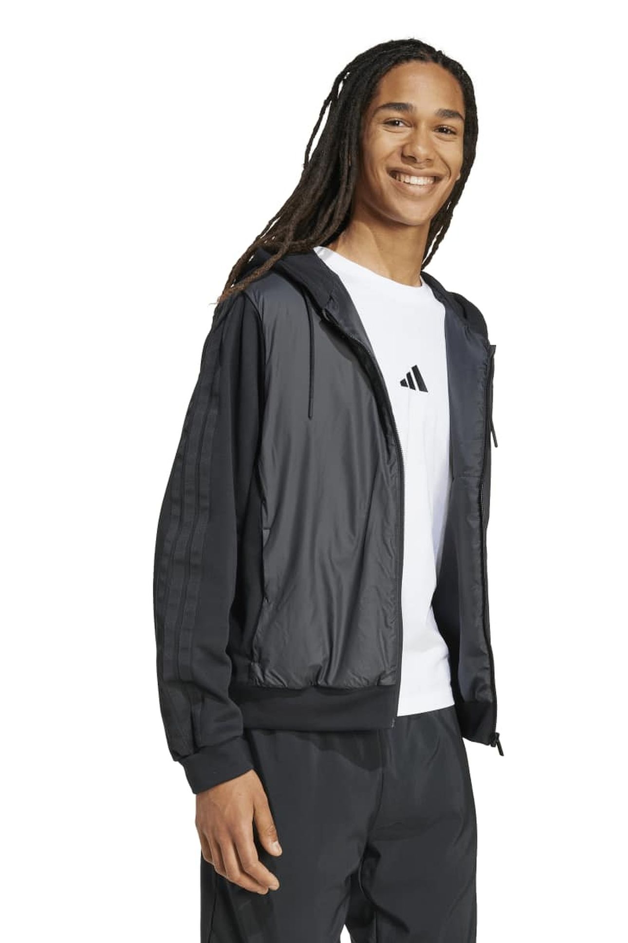 UNISEX ESSENTIAL 3S IN HYB JACKET BLACK 2