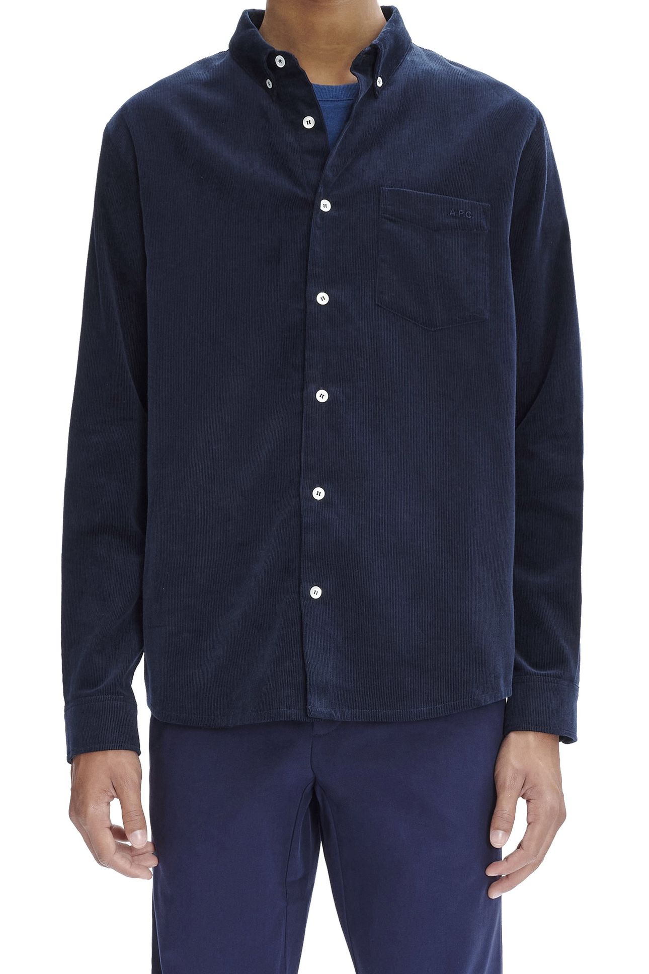 UNISEX SHIRT SERGE LOGO DARK NAVY 1