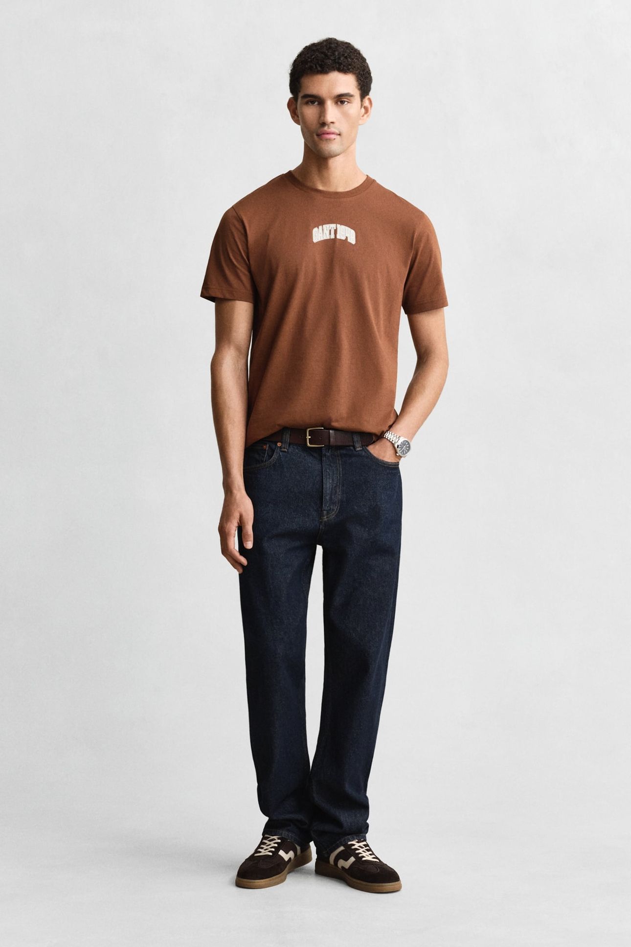 GRAPHIC SS TSHIRT MAHOGANY BROWN 4