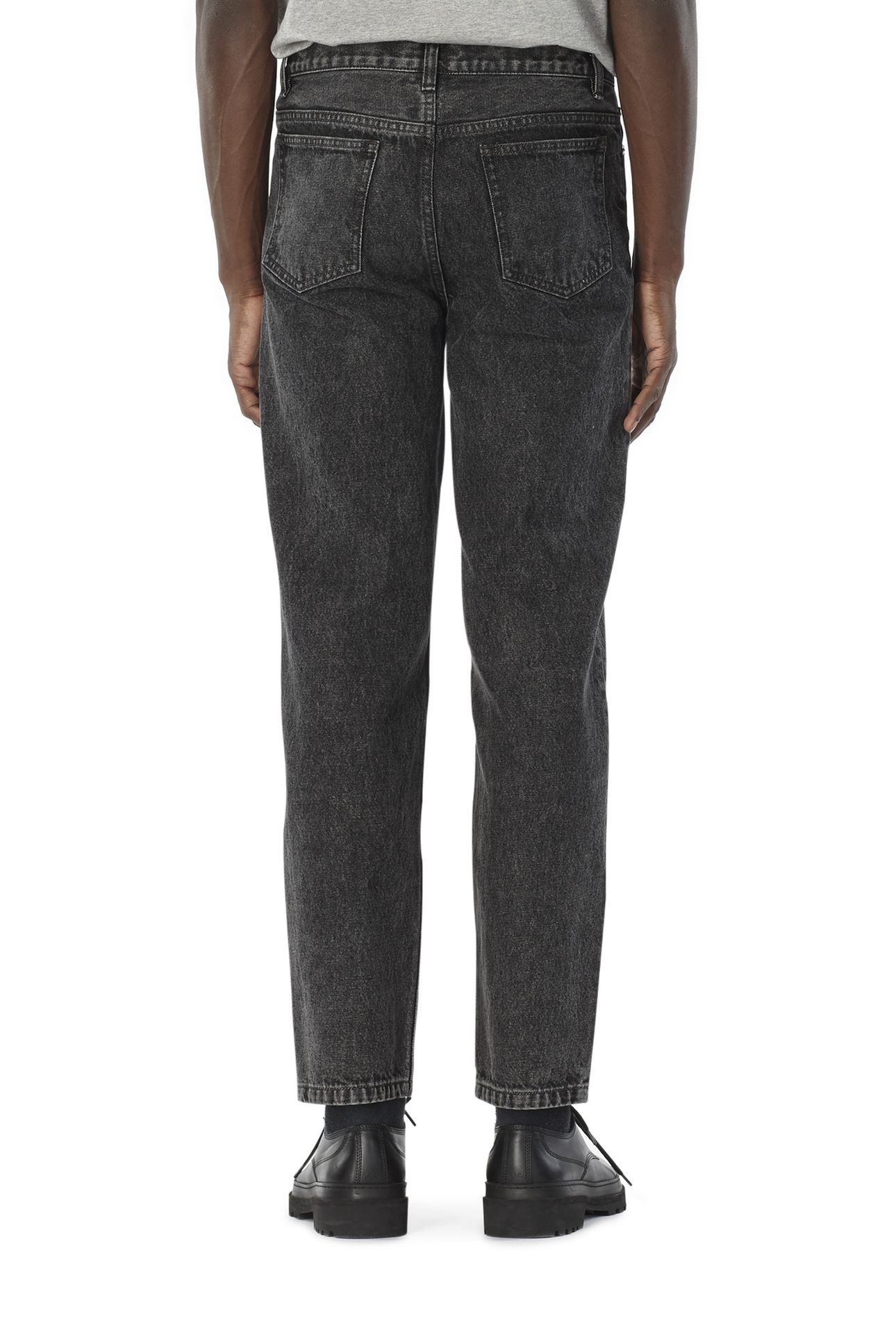 UNISEX JEANS MARTIN FAUX BLACK 2