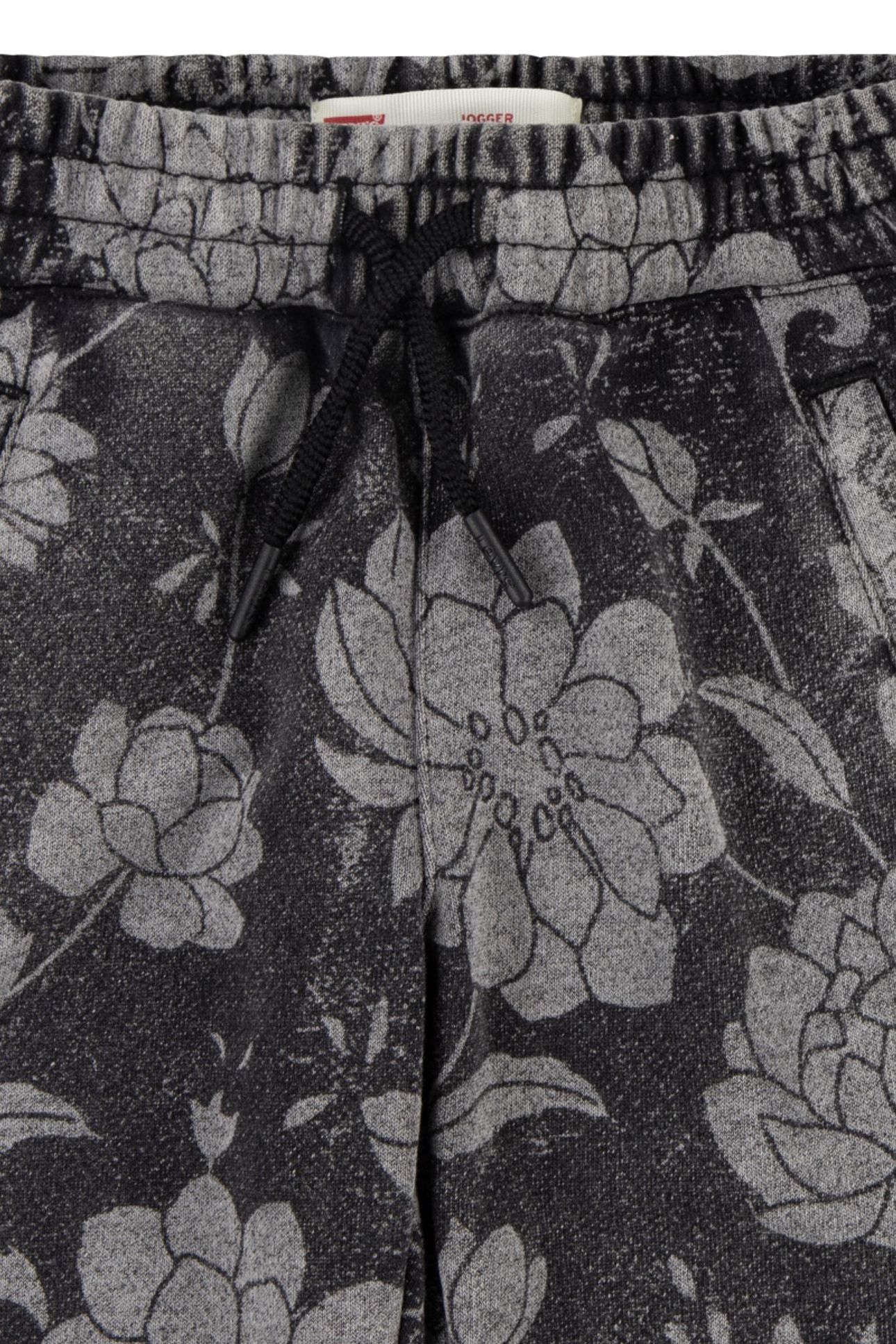 GIRLS DISCHARGE JOGGER BLACKOUT FLORAL 4