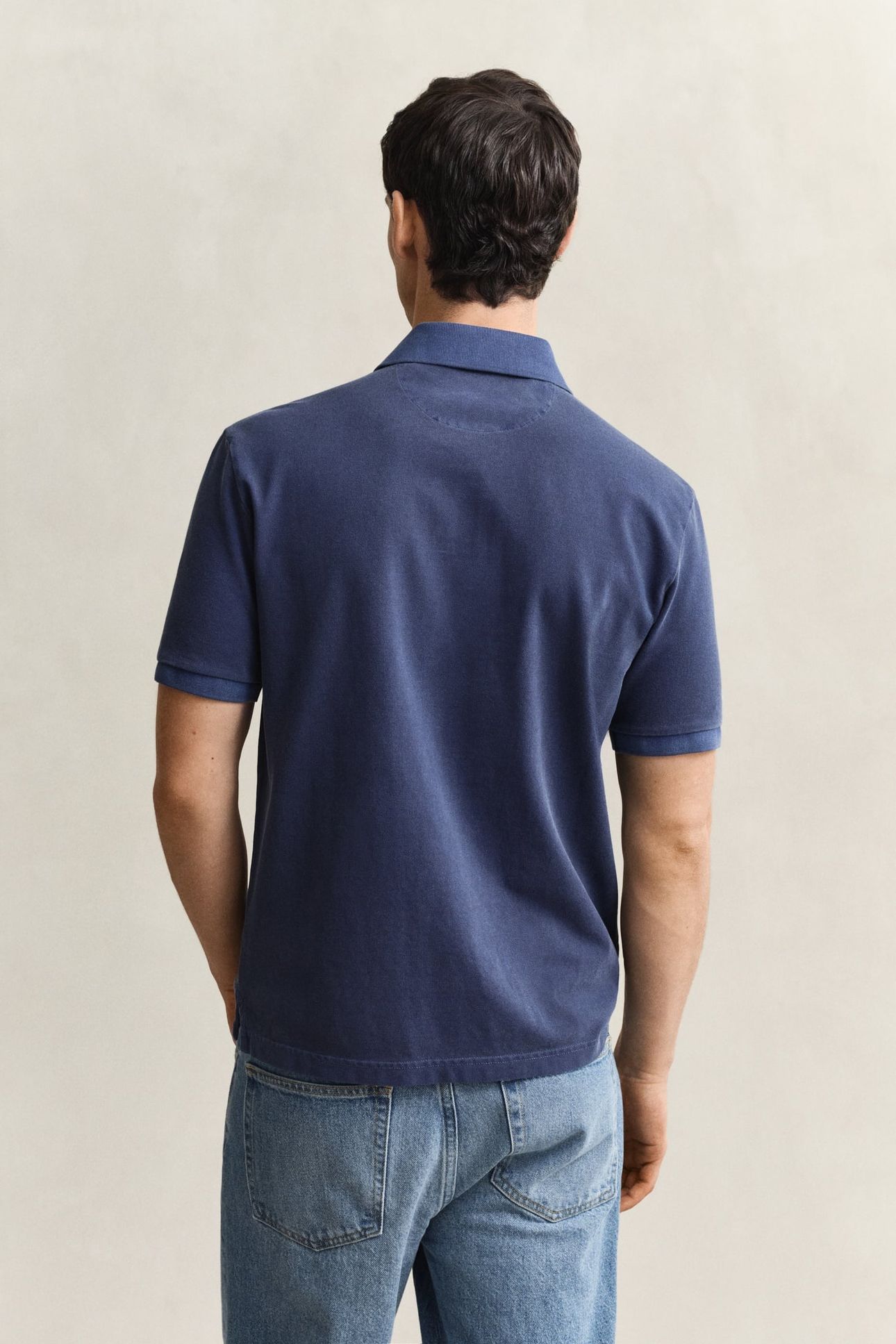 SUNFADED SS POLO PERSIAN BLUE 5
