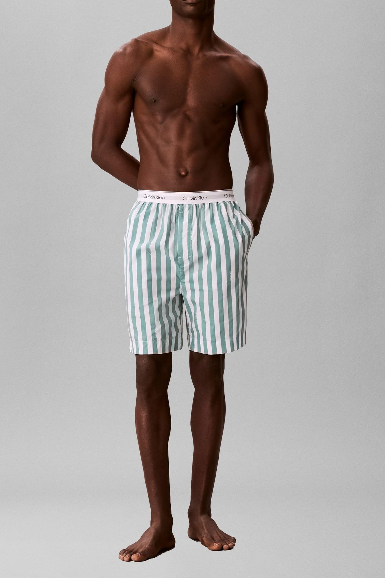 SLEEP SHORT VERTICAL BOARDWALK LOGO STRIPE 3