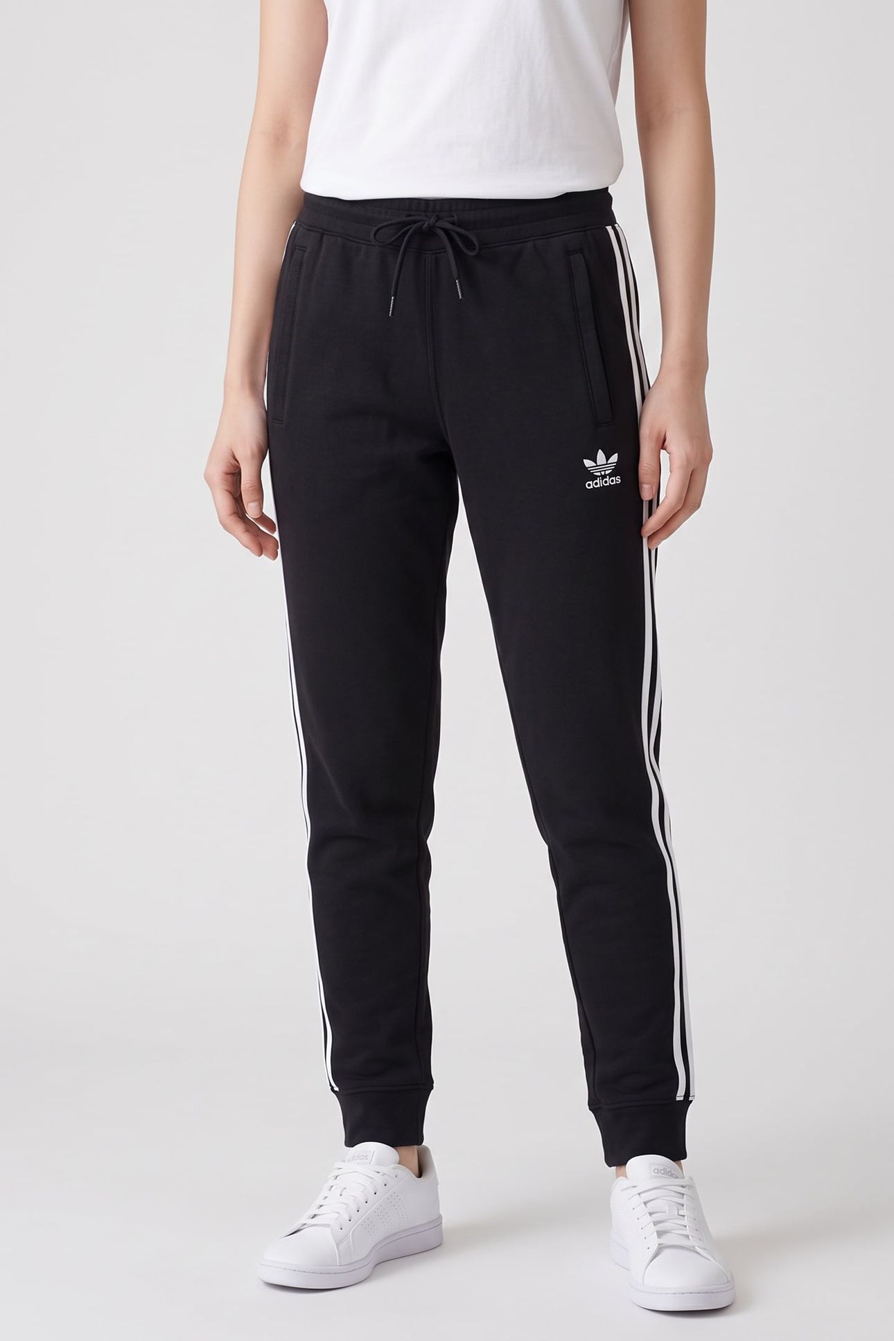 UNISEX 3-STRIPES PANT BLACK 2