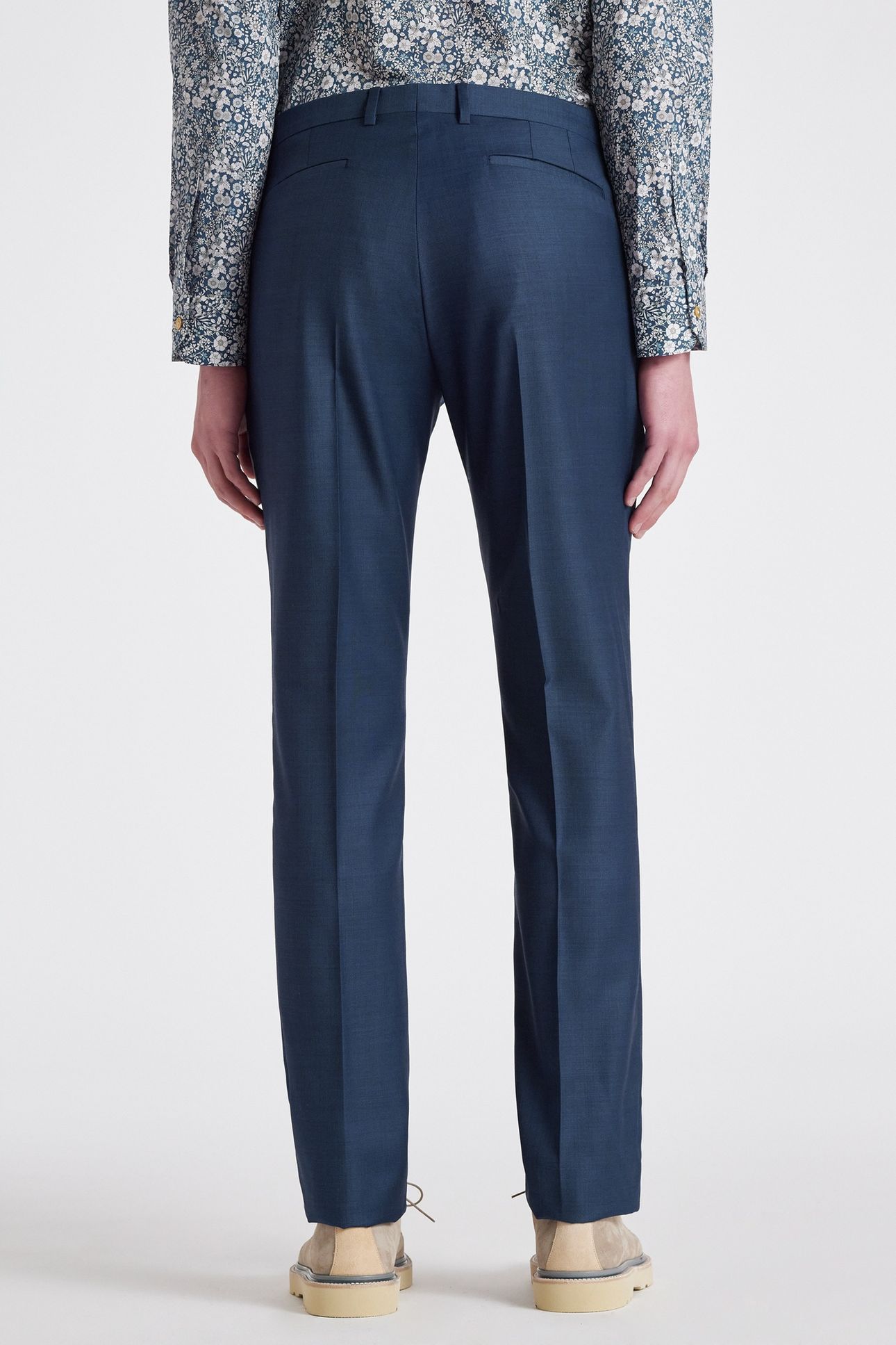 MENS SLIM FIT 2BTN SUIT INKY BLUE 4