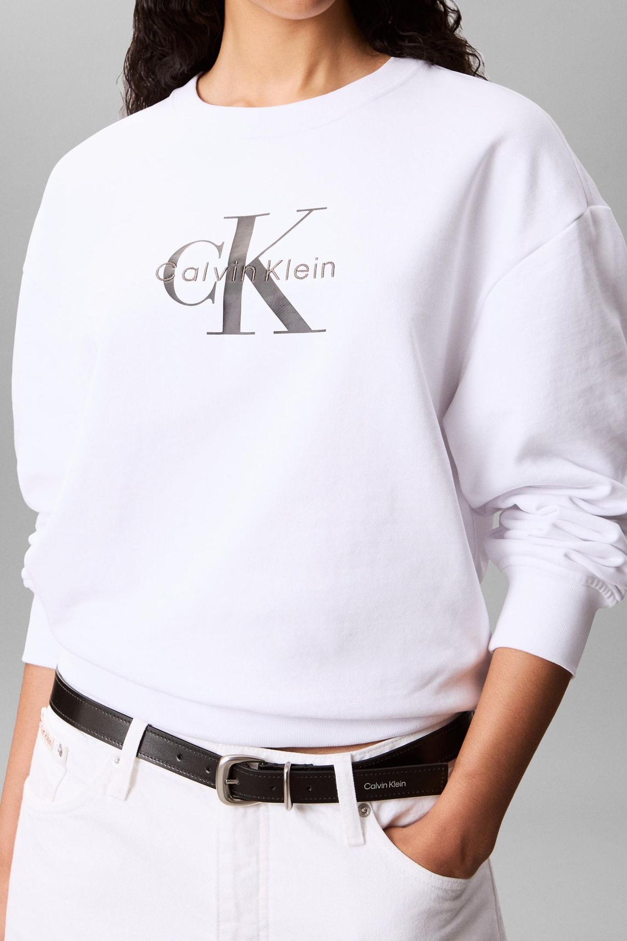 LS MONOLOGO FRENCH TERRY BRIGHT WHITE 8