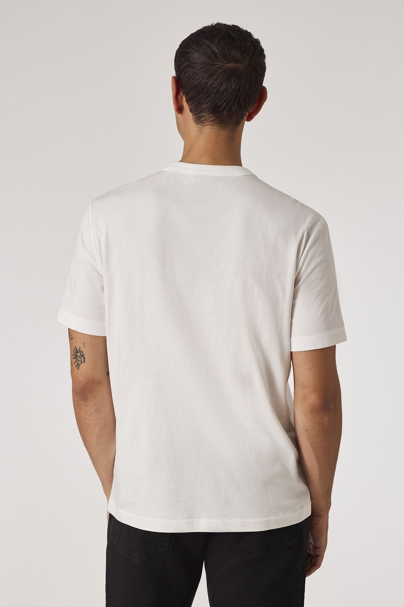 MENS SS TSHIRT TAPE SKULL OFF WHITE 3
