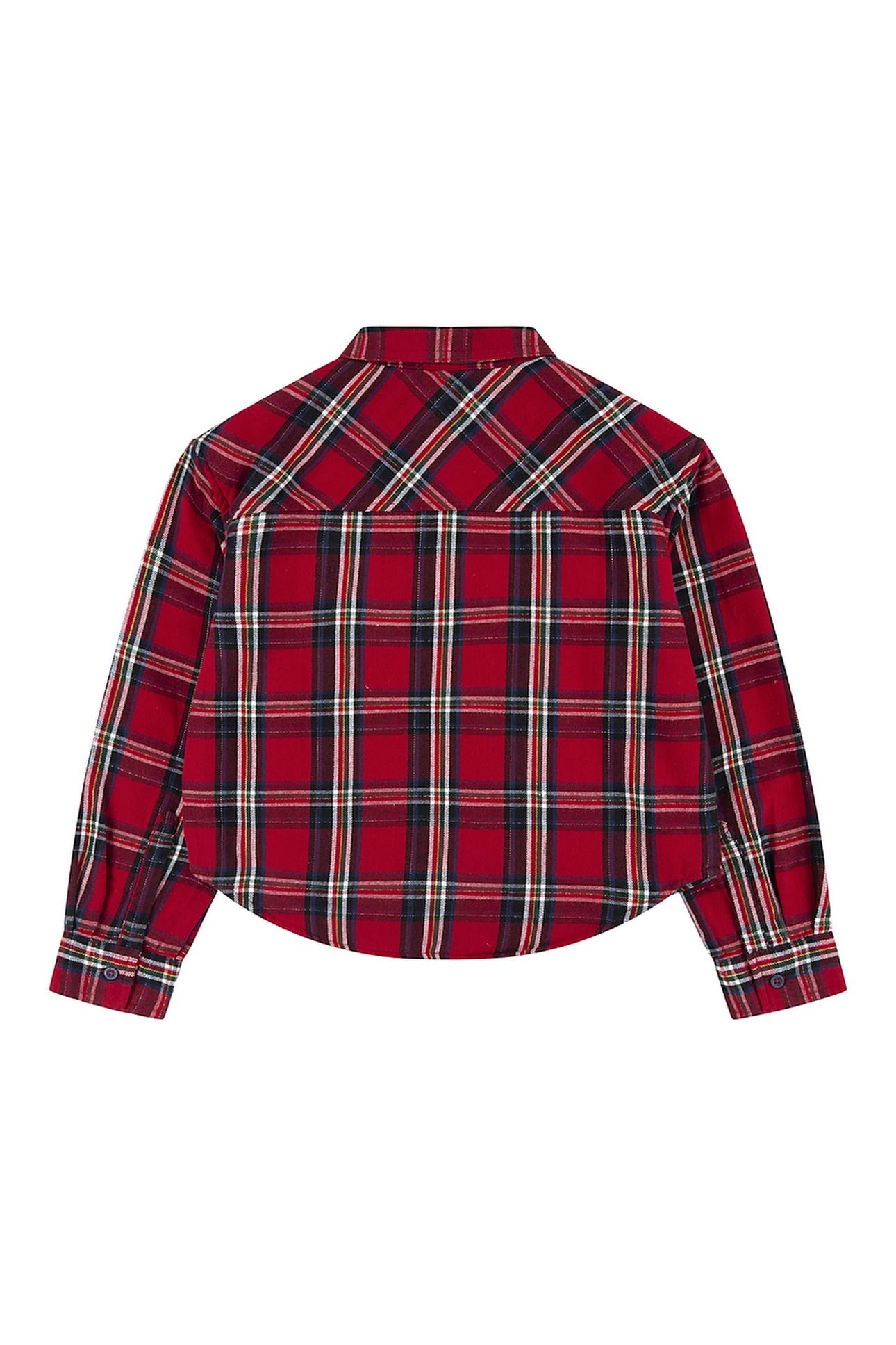 GIRLS LVG LONG SLEEVE WOVEN TOP CHILI PEPPER 2
