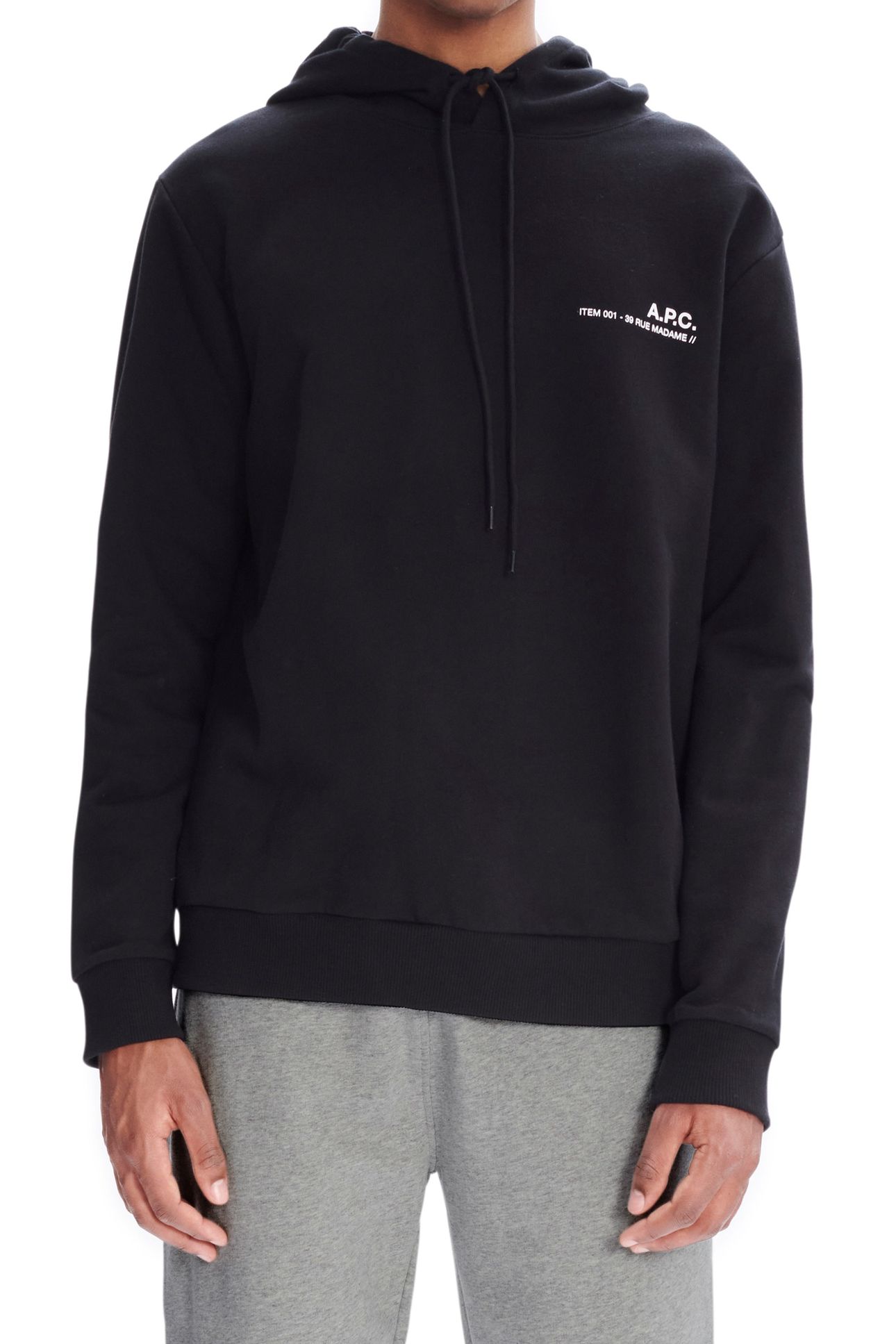 UNISEX HOODIE BLACK 1