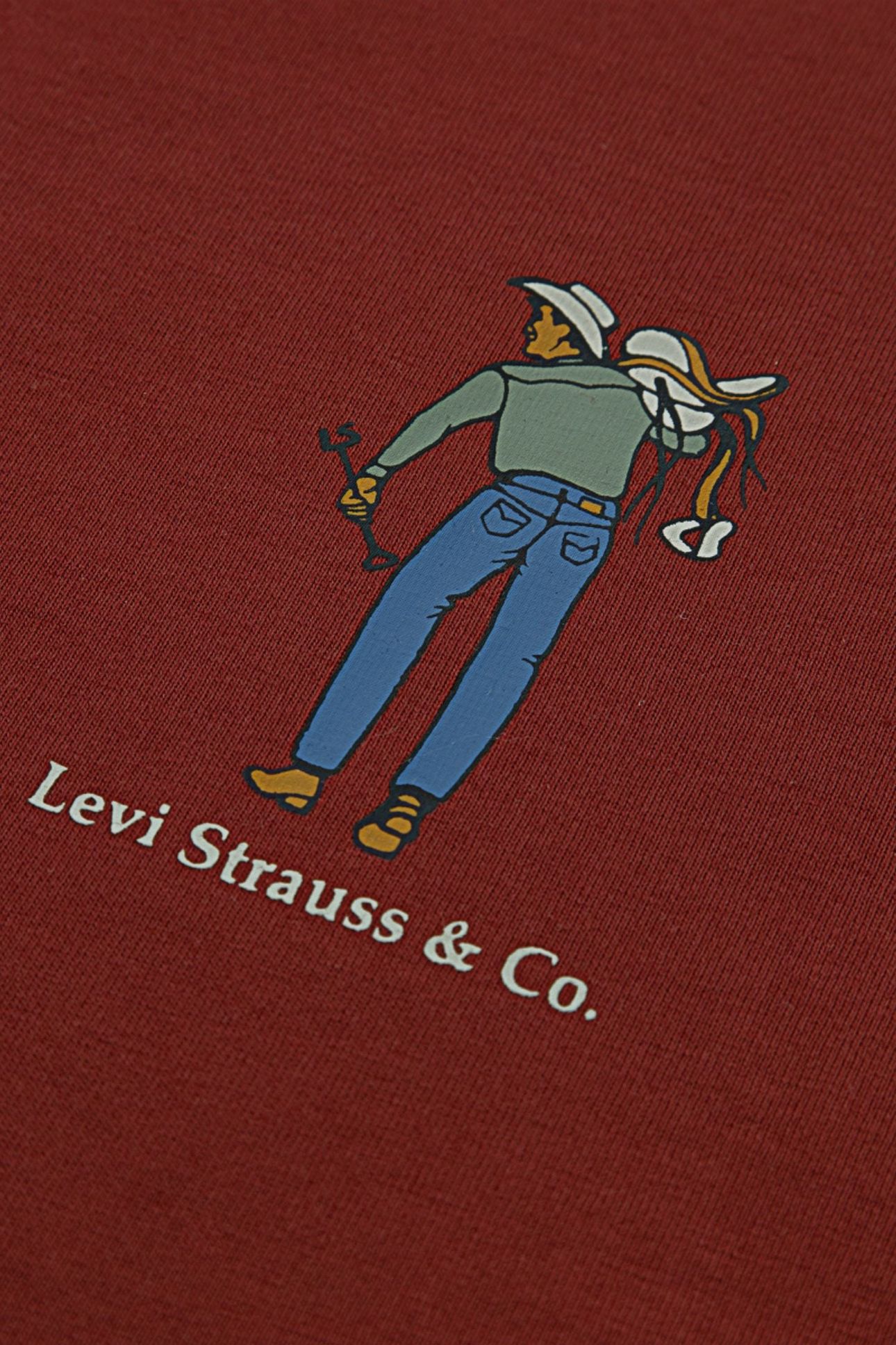 BOYS SADDLE MAN LS TEE RED PEAR 3