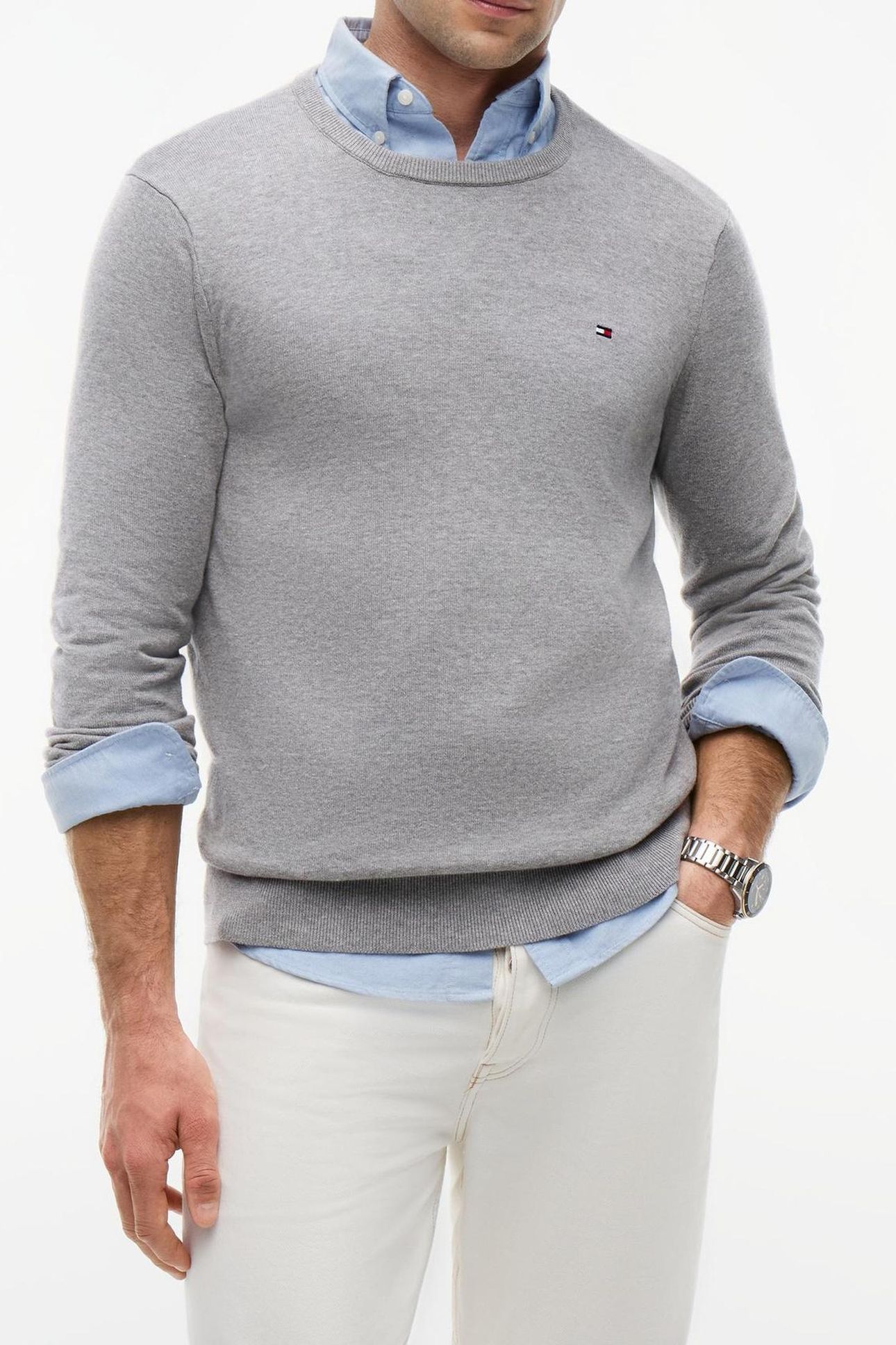 CORE ESSENTIAL COTTO MEDIUM GREY HEATHER 1