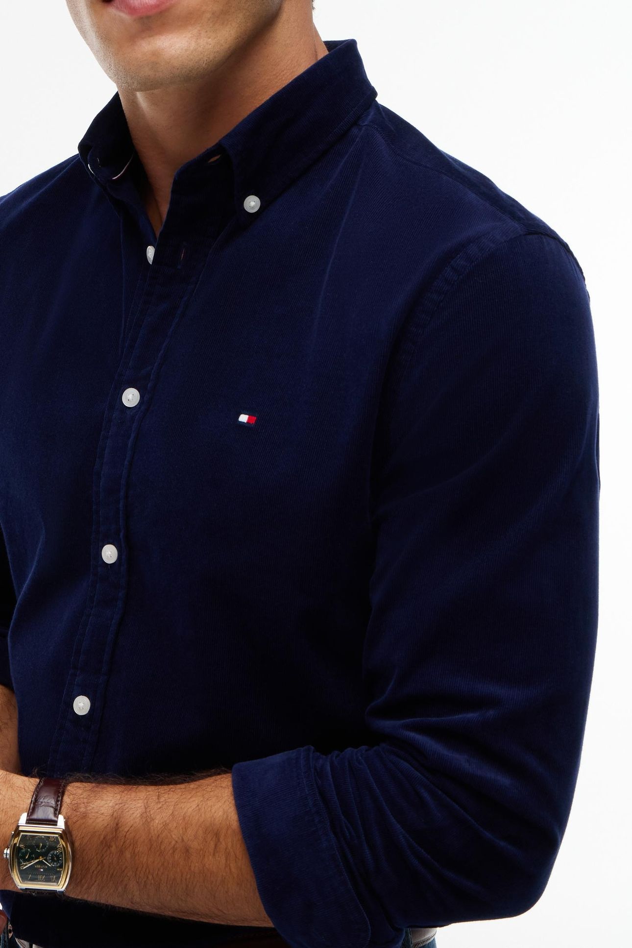 SOLID CORDUROY RF SHIRT IMPERIAL NAVY 8