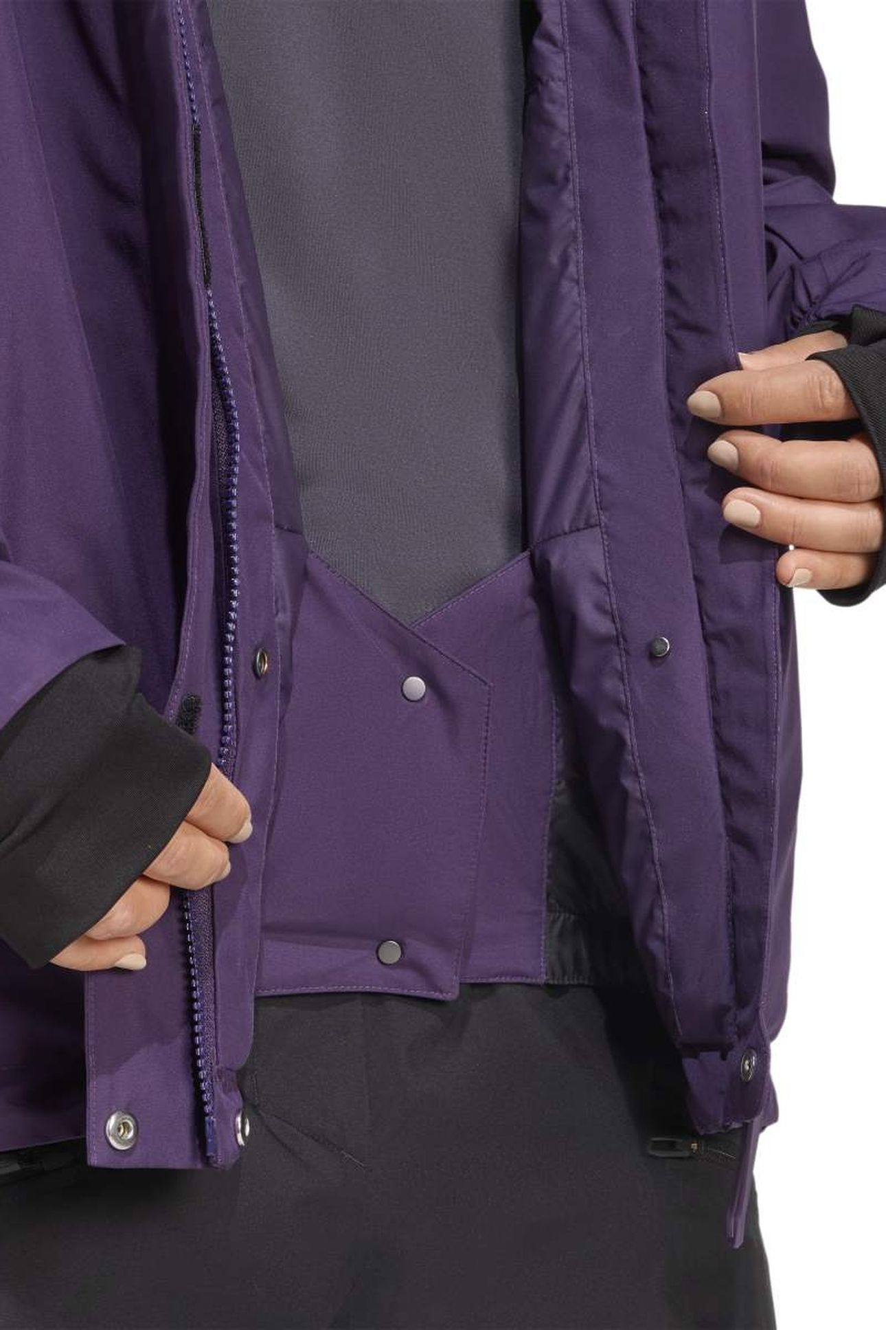W MT 2L INS JACKET AURORA PLUM 6