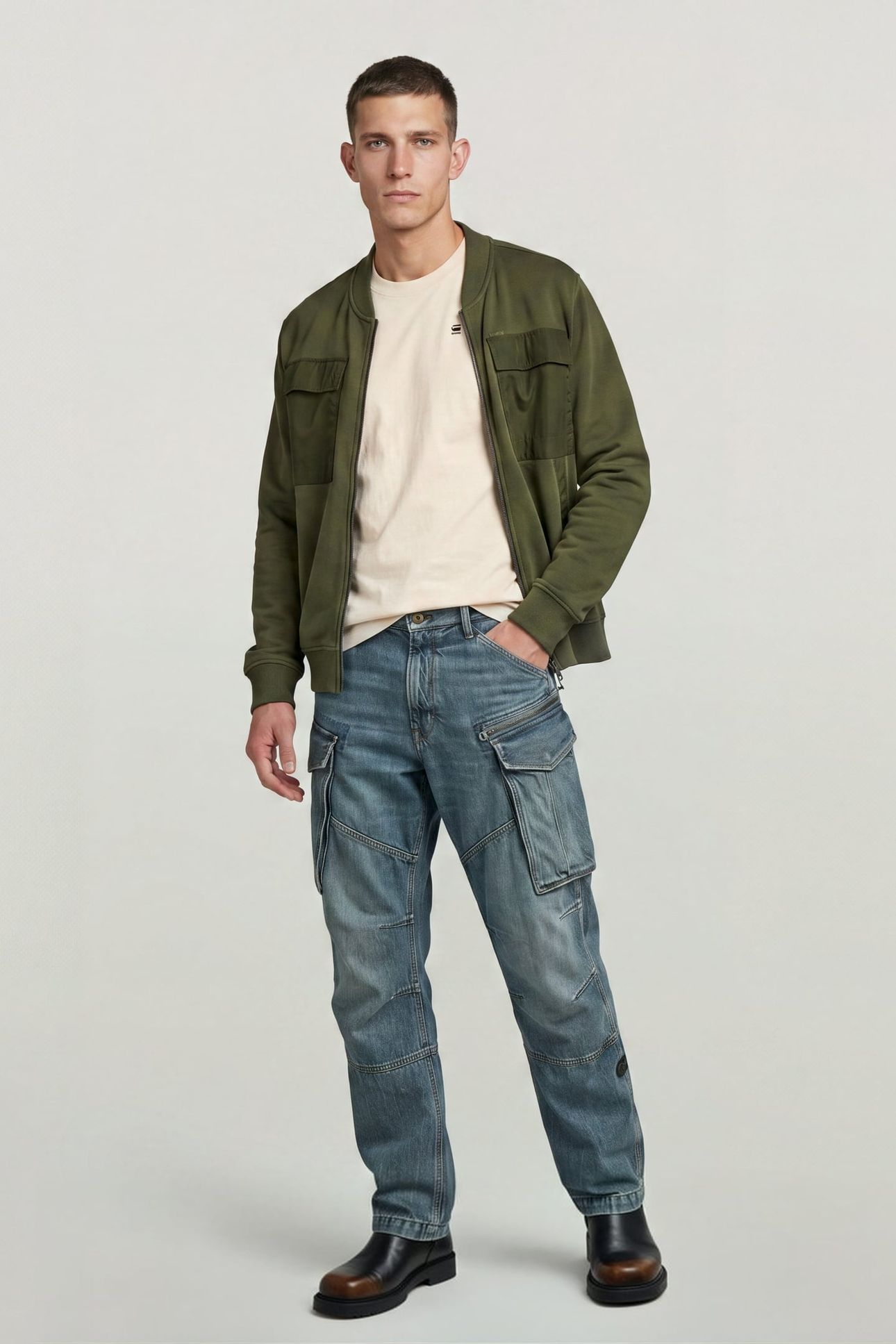 ROVIC 3D LOOSE DENIM MULTICOLOR 3