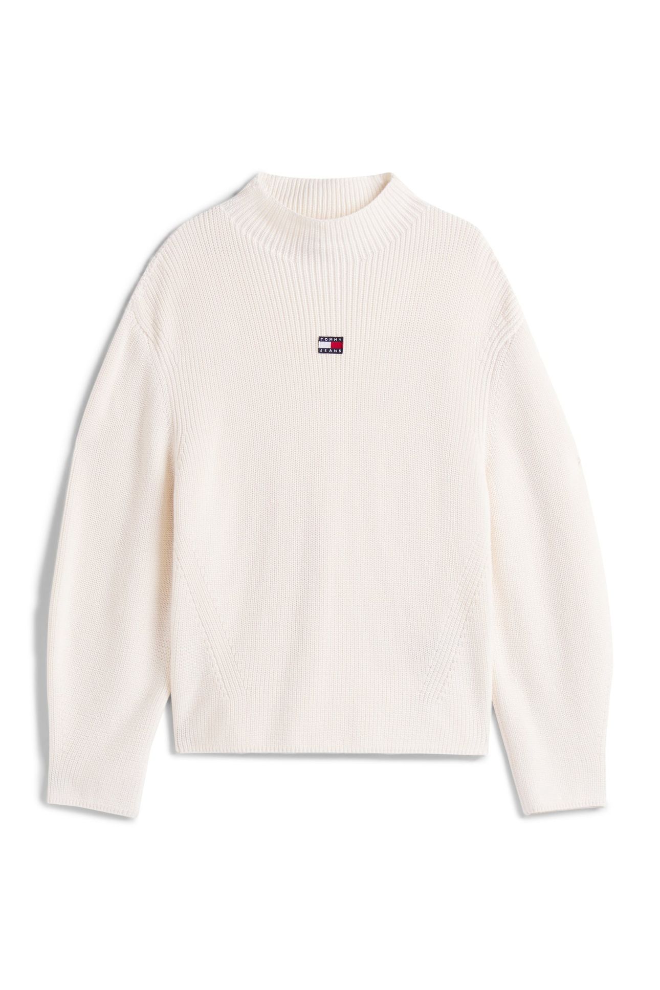TJW MOCKNECK BADGE SWEATER ANCIENT WHITE 4