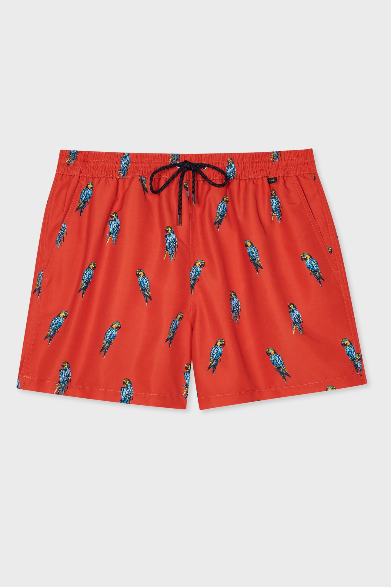 MEN SWIM SHORT PARROTS RED 2