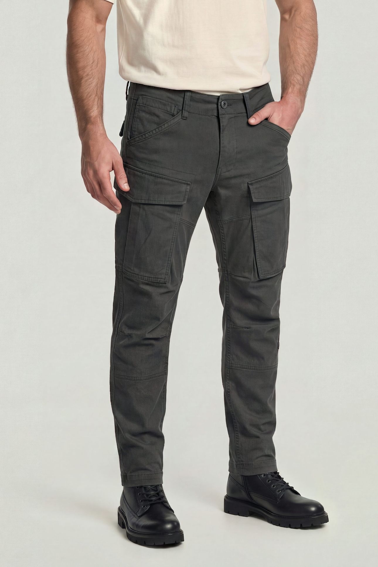 CARGO 3D REGULAR TAPERED GREY 1