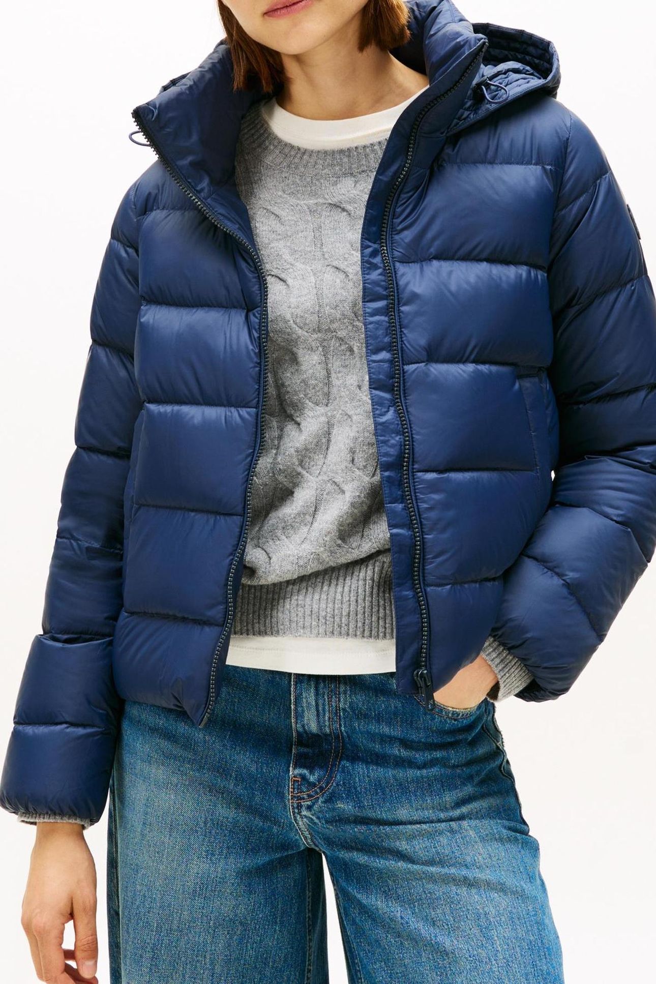 LW DOWN CASUAL JACKET DARK NIGHT NAVY 1