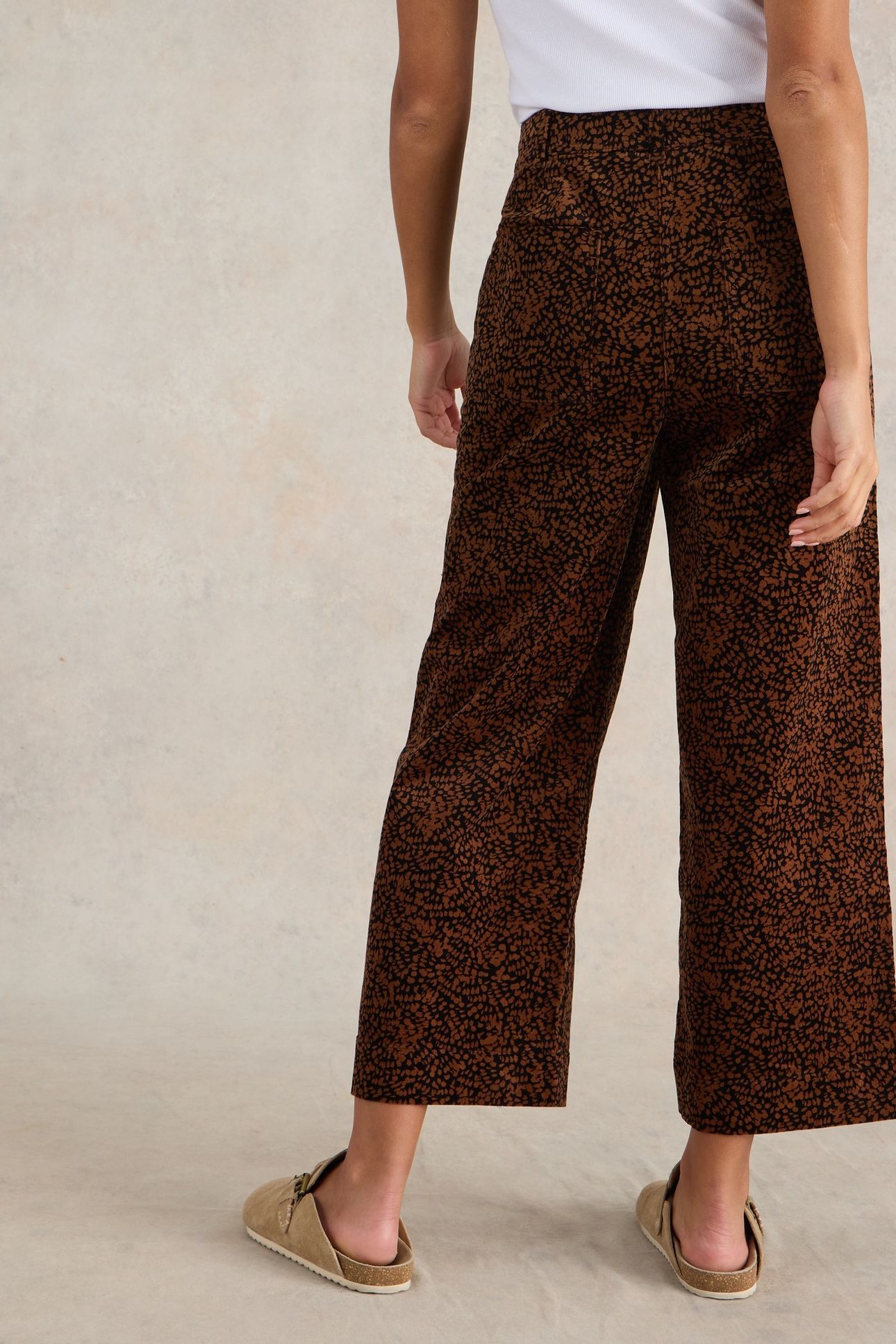 ROMY CORD CULLOTTE BLACK PRINT 3