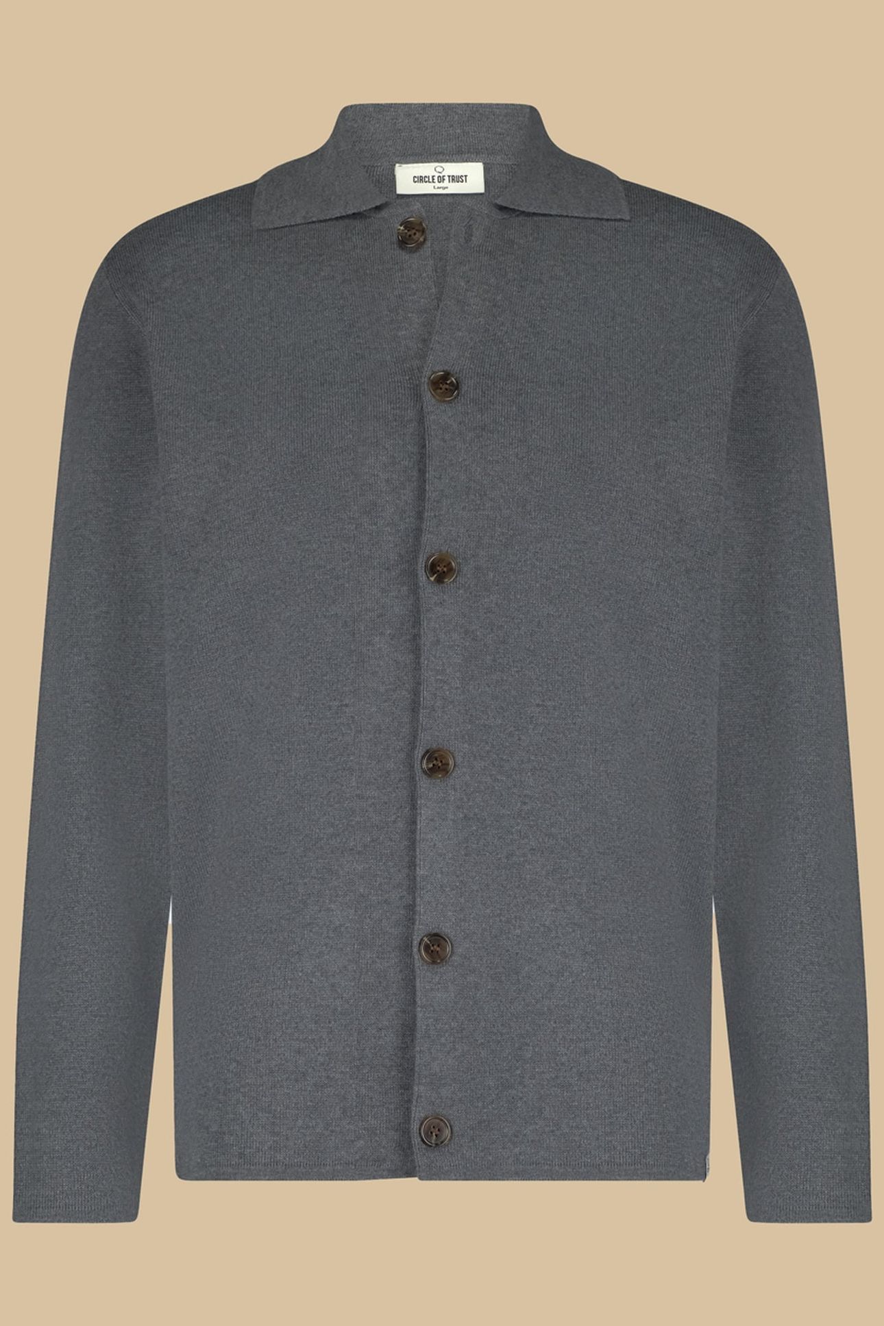 EATON KNIT GREY MELANGE 1