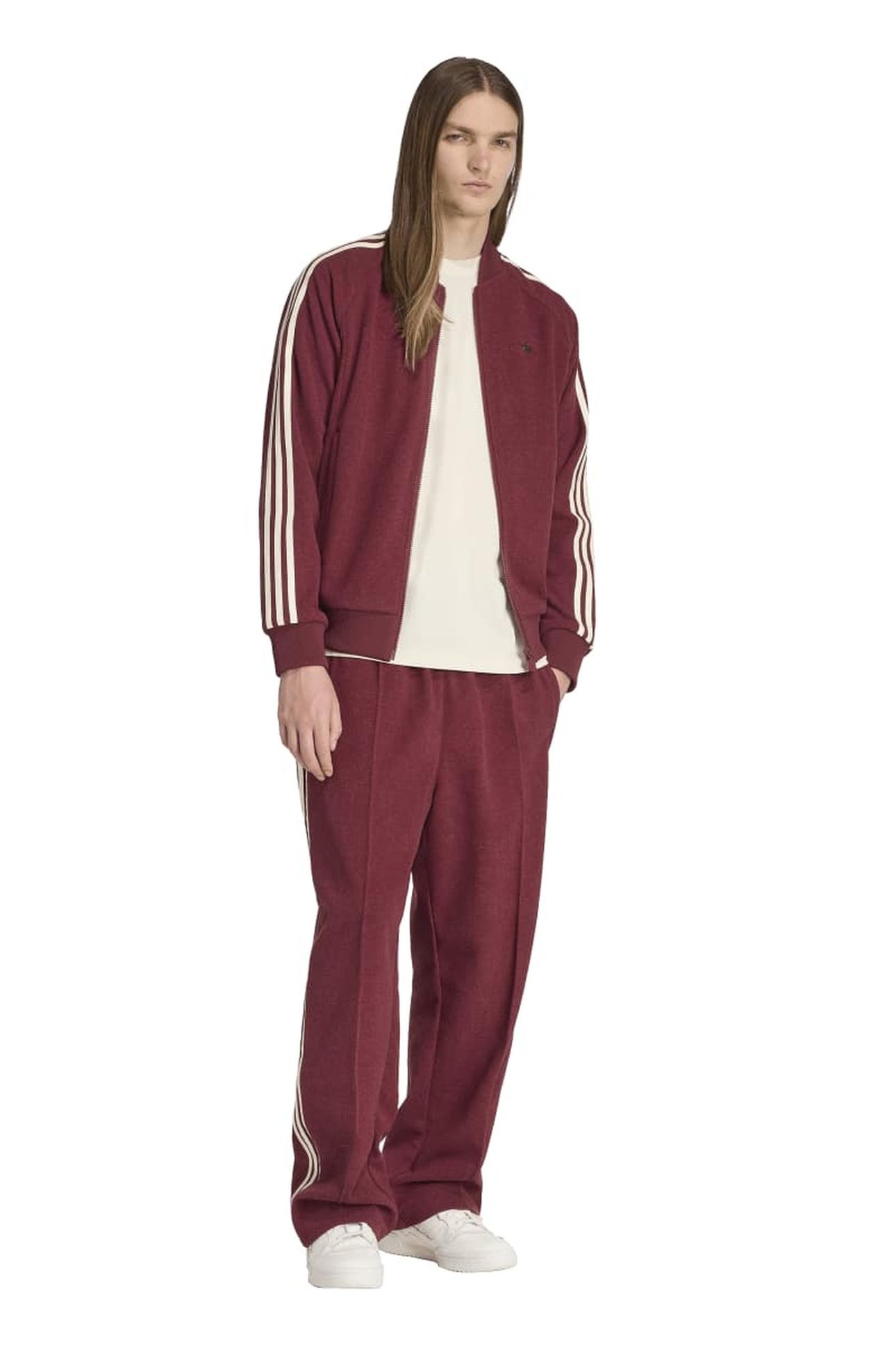 UNISEX PREM TRACK TOP SHADOW RED 3