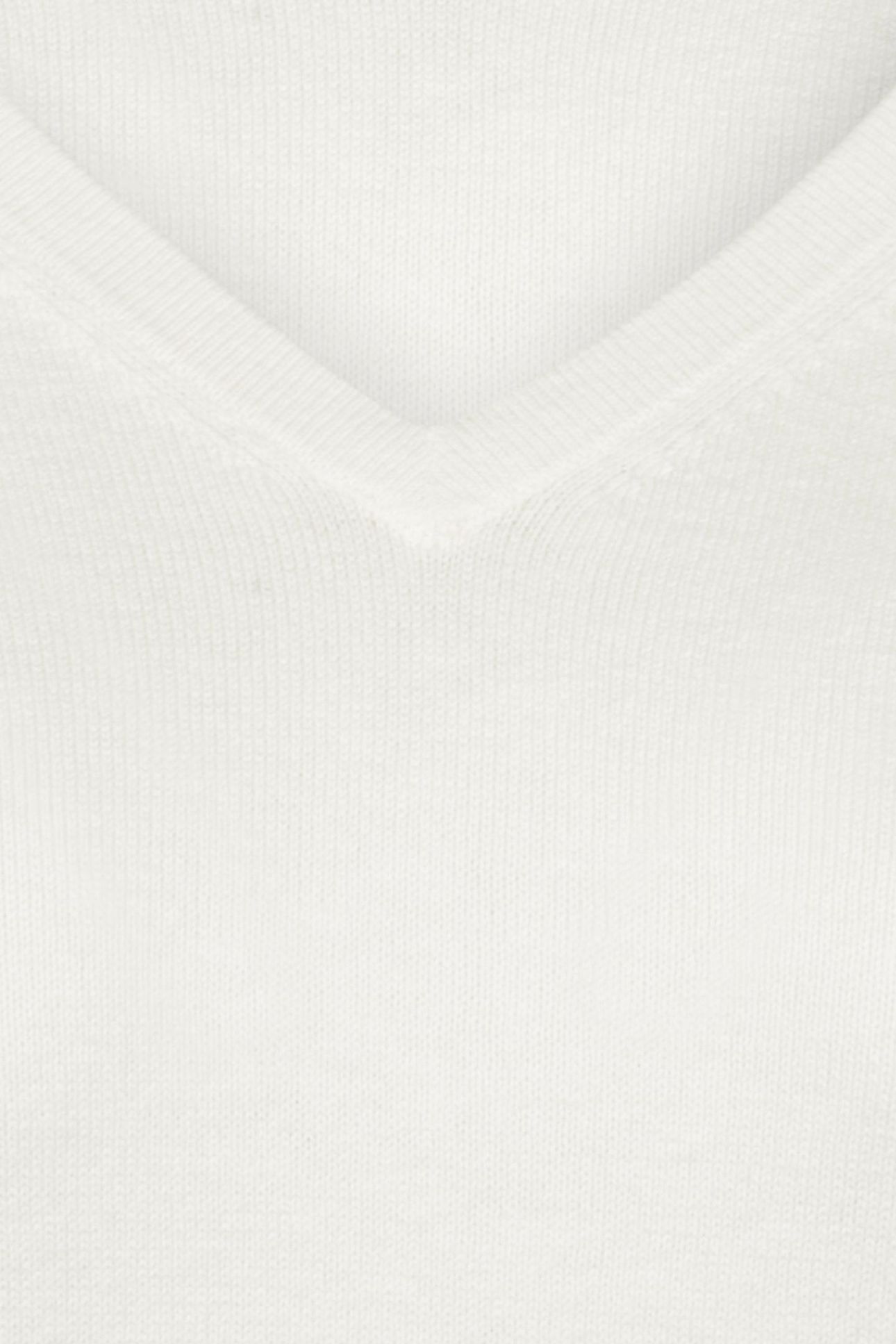 V-NECK SWEATER OFF WHITE 7