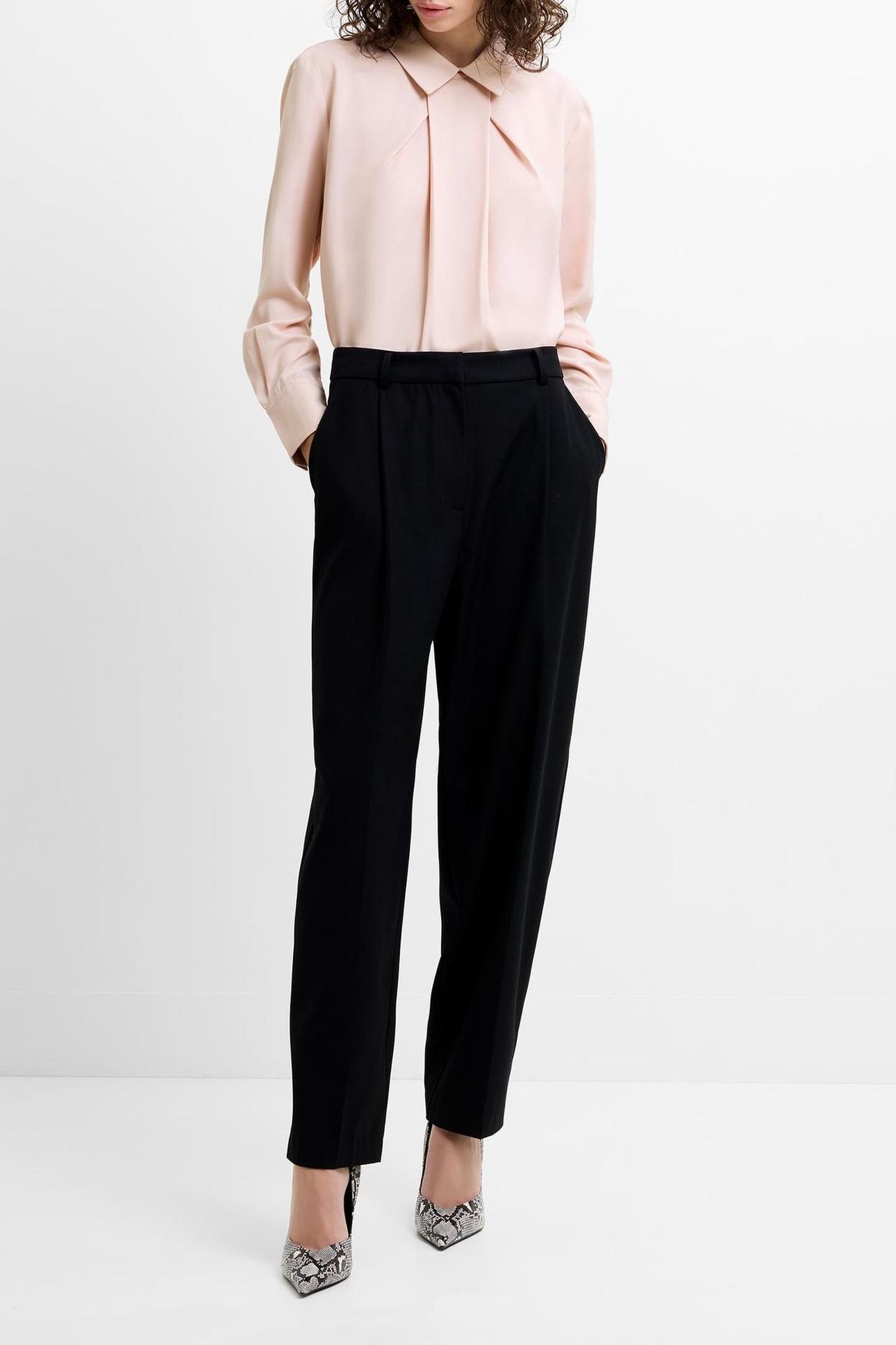 MILA GGT PLEAT POPOVER SHIRT POWDER PINK 3