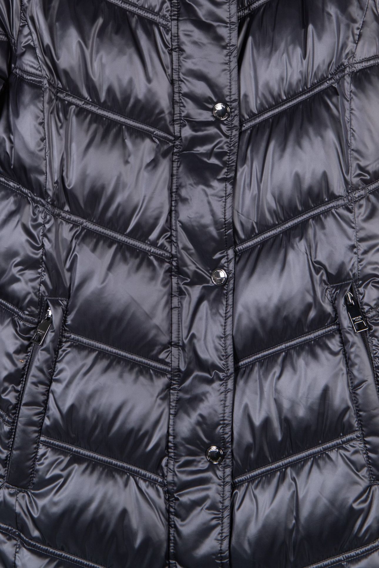 CHEVRON MAXI COAT CHARCOAL 4