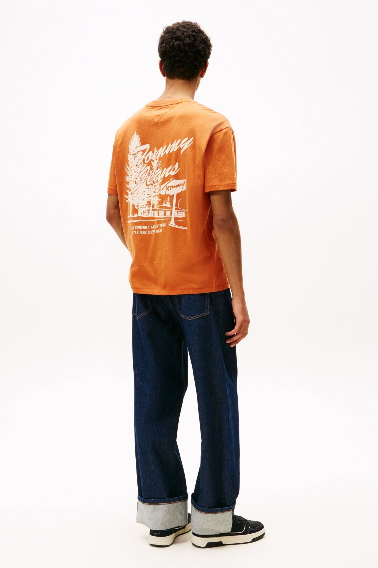 TJM RELAXED NOVELTY TEE VOYAGER ORANGE 2