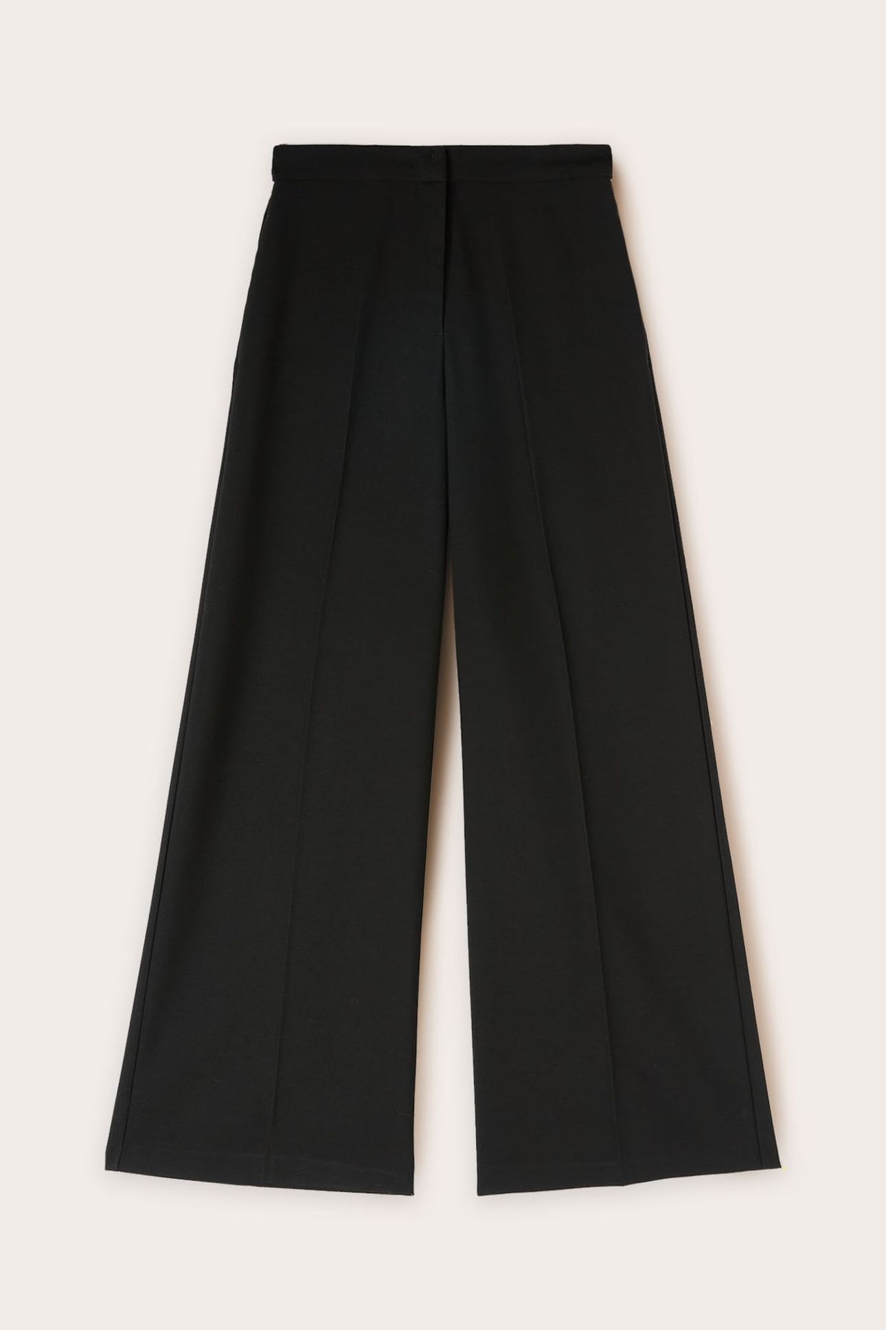 PALAZZO PANTS IN POLYVISCOSE BLACK 4
