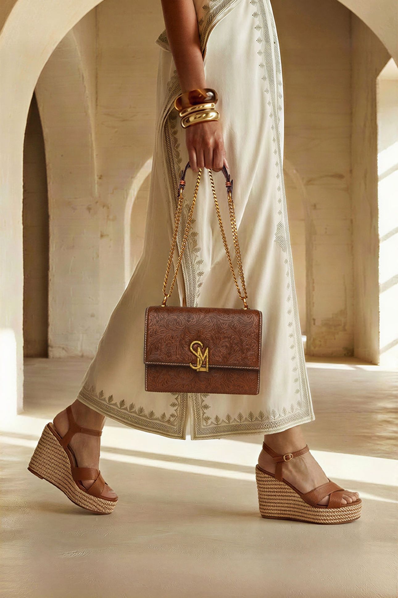 CYLO SANDALS TAN LEATHER 5