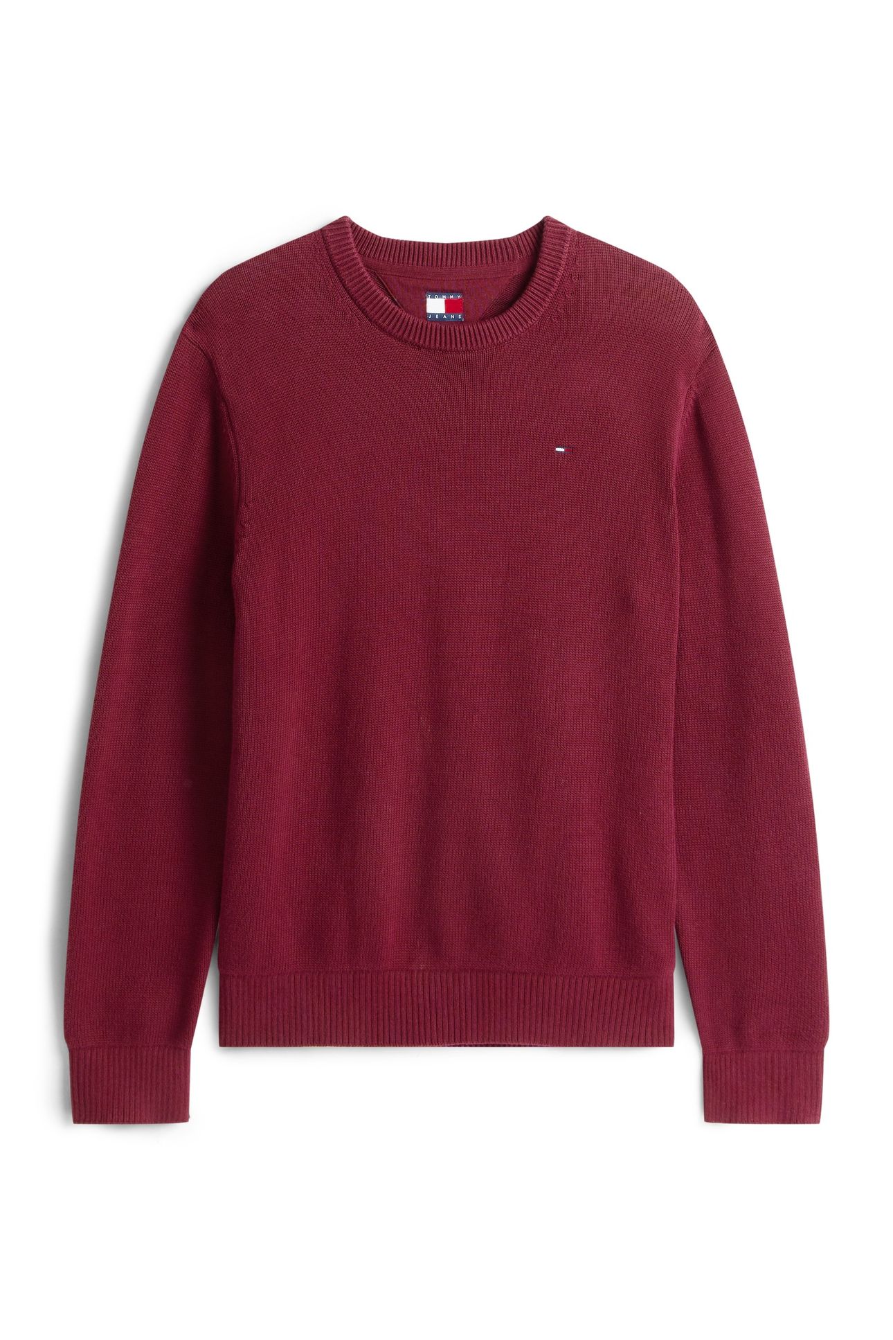 TJM SLIM ESSENTIAL SWEATER RED WINE 4