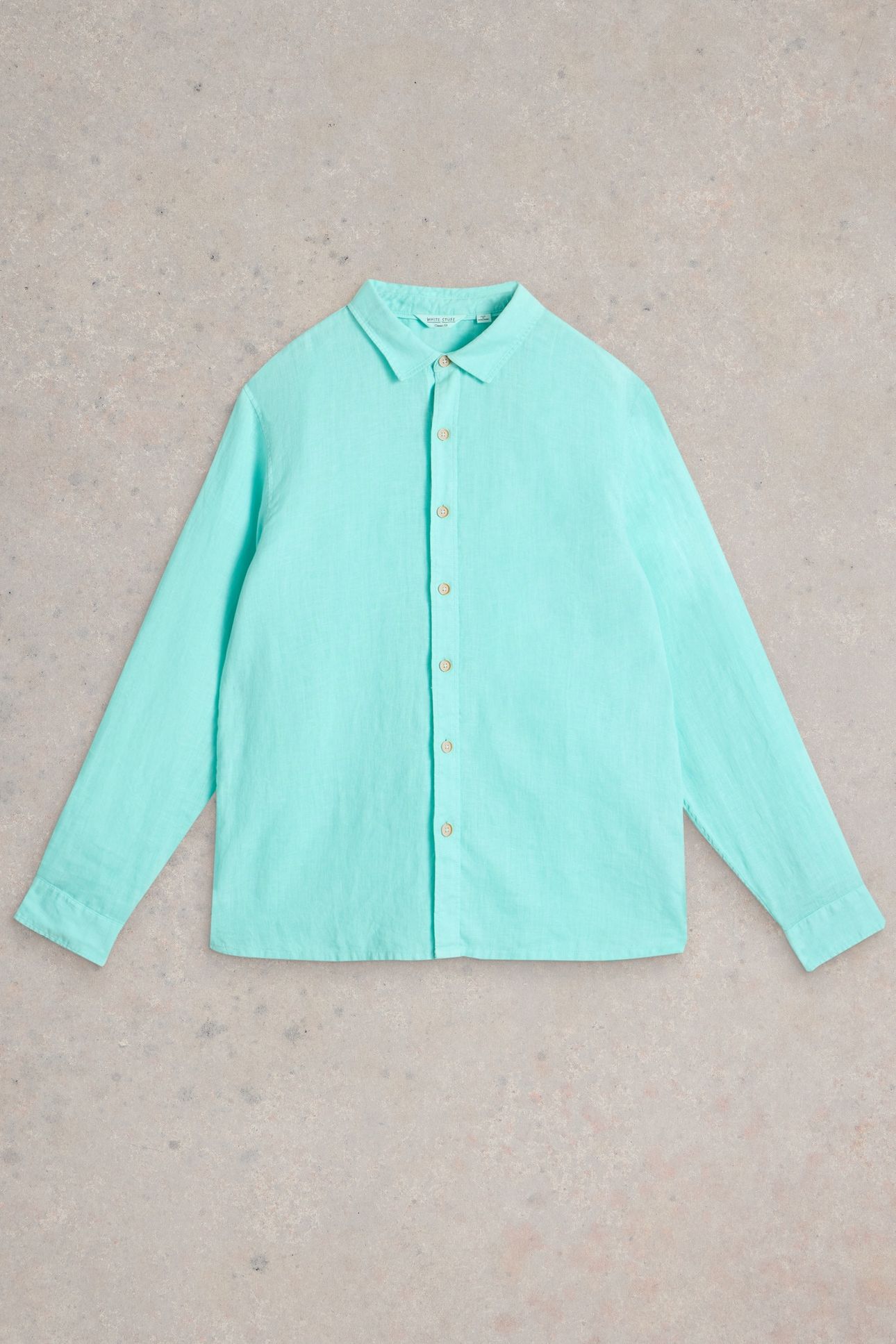 KESWICK LS LINEN SHIRT BRIGHT BLUE 4