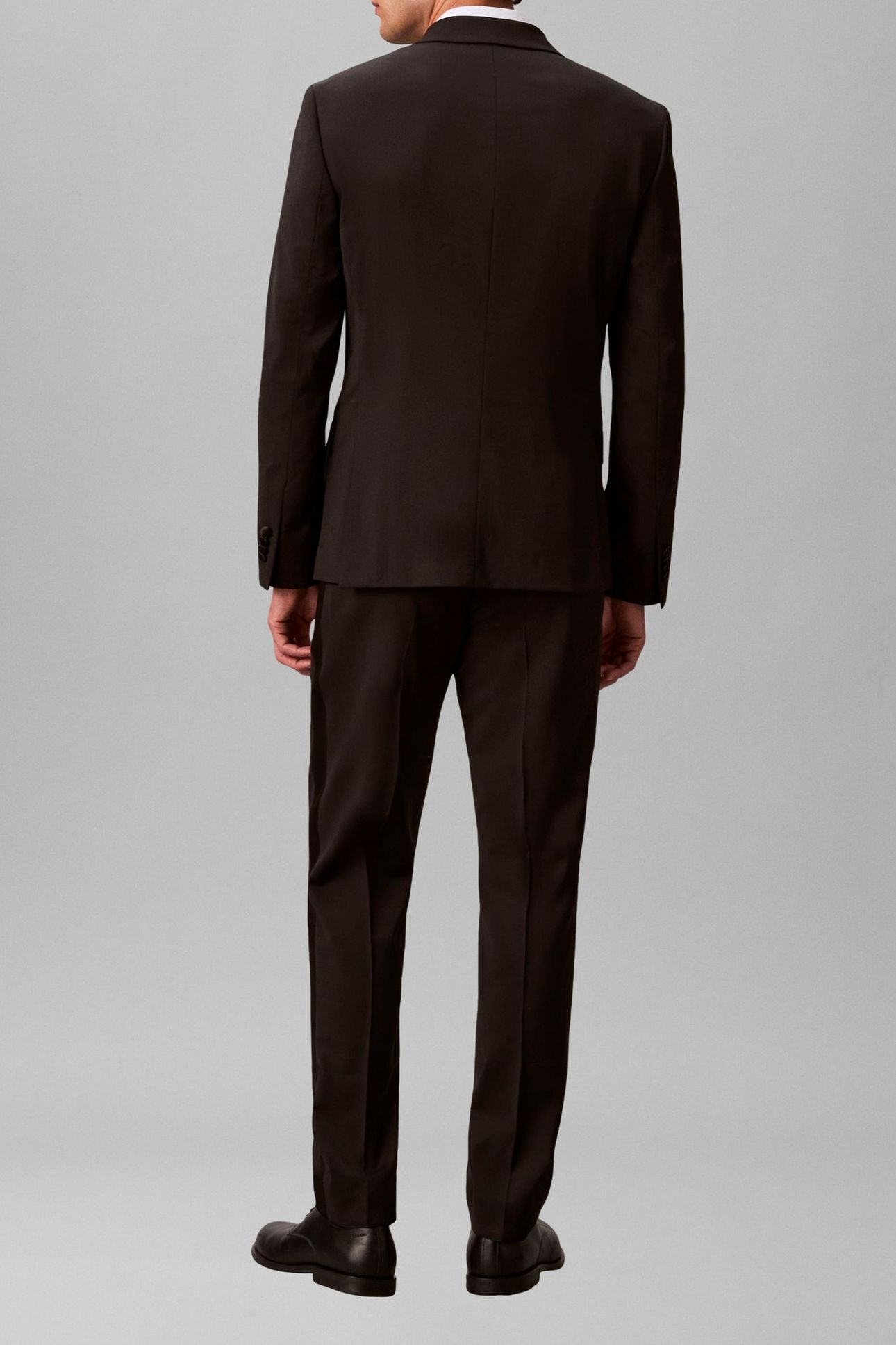LS TUXEDO ITALIAN WOOL BLAZER BLACK 2