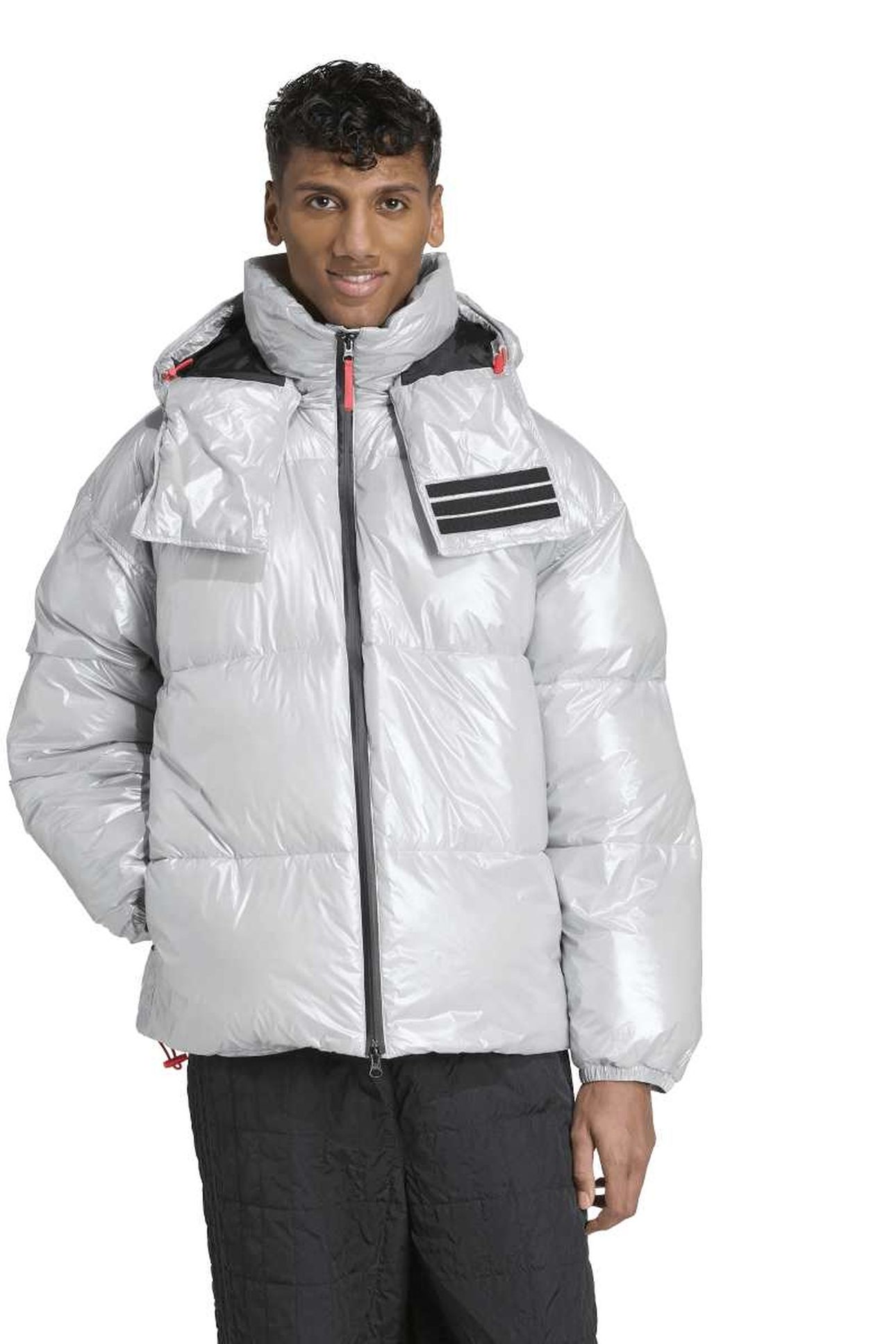 UNISEX PUFFER JACKET MATTE SILVER 3