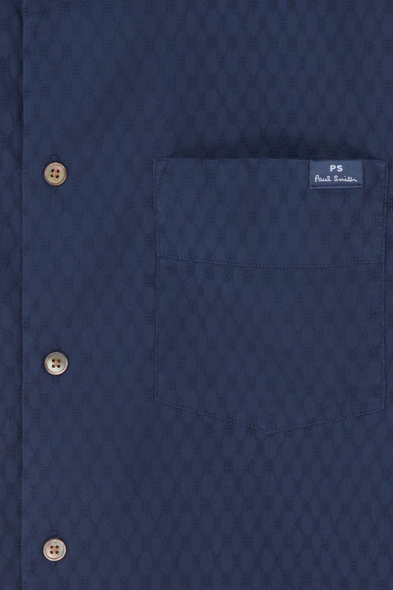 MENS LS REGULAR FIT SHIRT NAVY 3