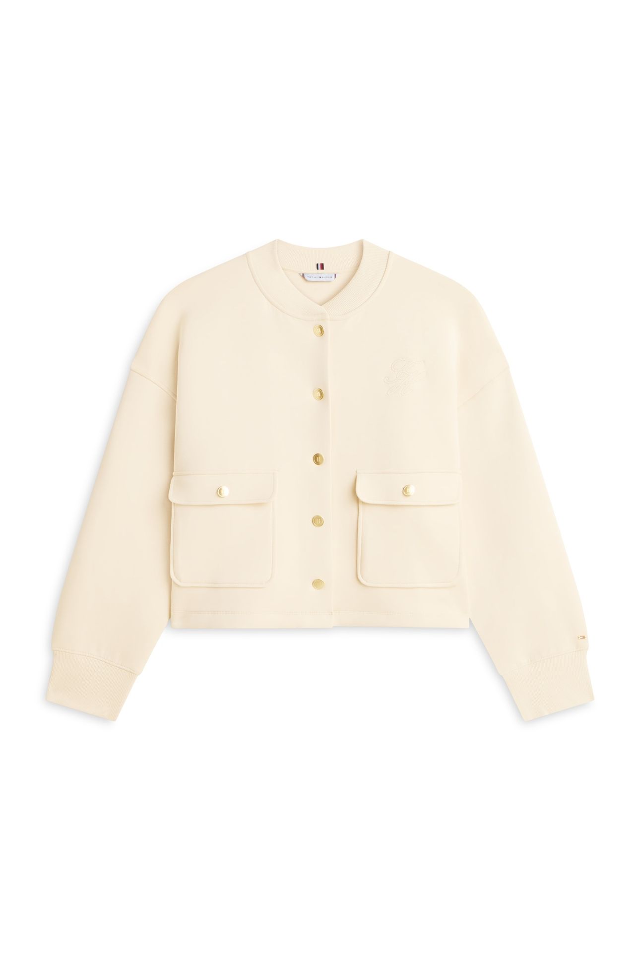 GOLD BUTTON BOMBER COUNTRY IVORY 4