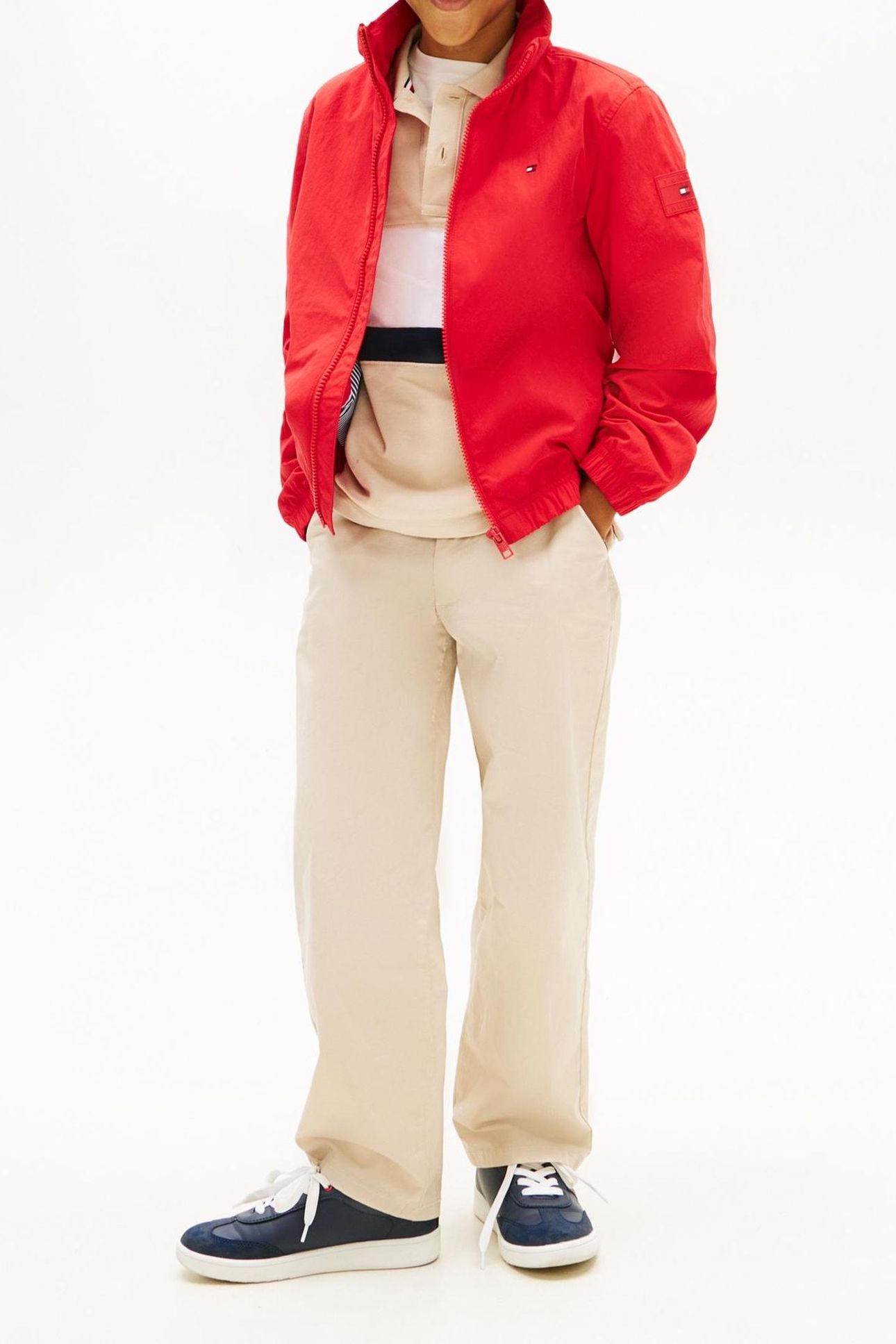 BOYS ESSENTIAL JACKET RAPID RED 3